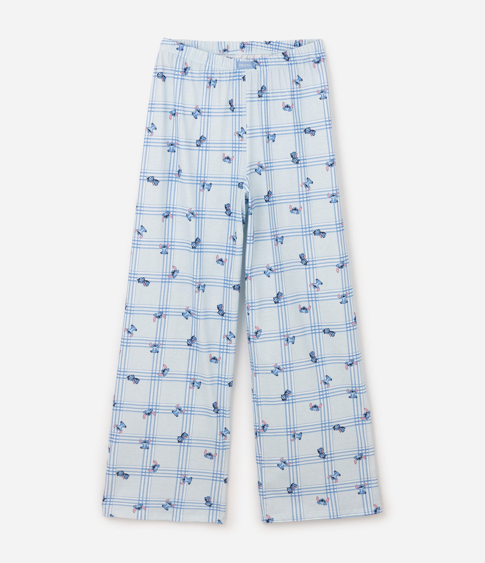Pijama Infantil em Ribana Stitch - Tam 5 a 14 Anos Azul 3