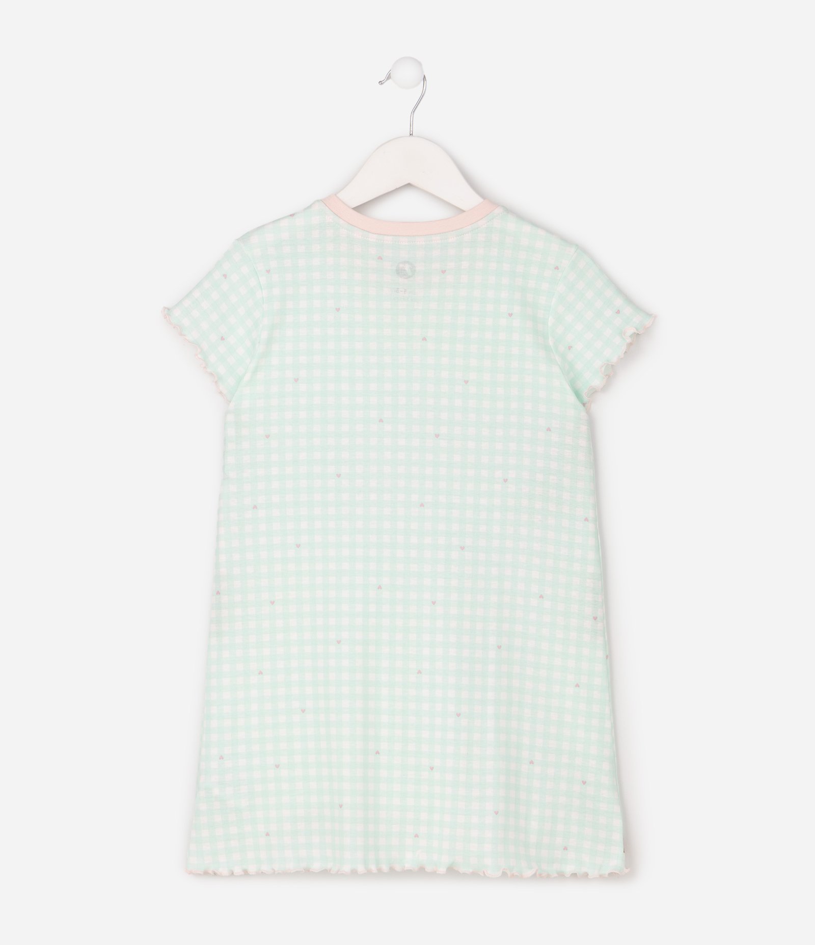 Camisola Infantil em Algodão com Estampa de Cachorro e Floral - Tam 5 a 14 Anos Verde 2