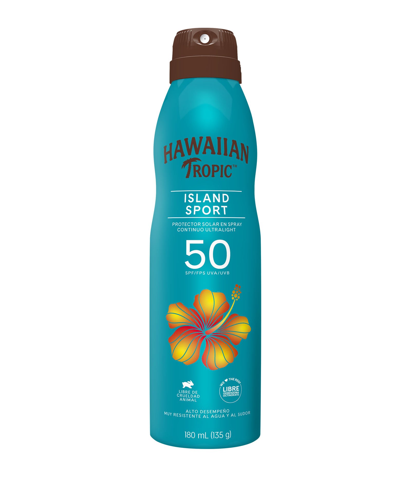 Protetor Solar Hawaiian Tropic Spray FPS 50 Island Sport 170g 1