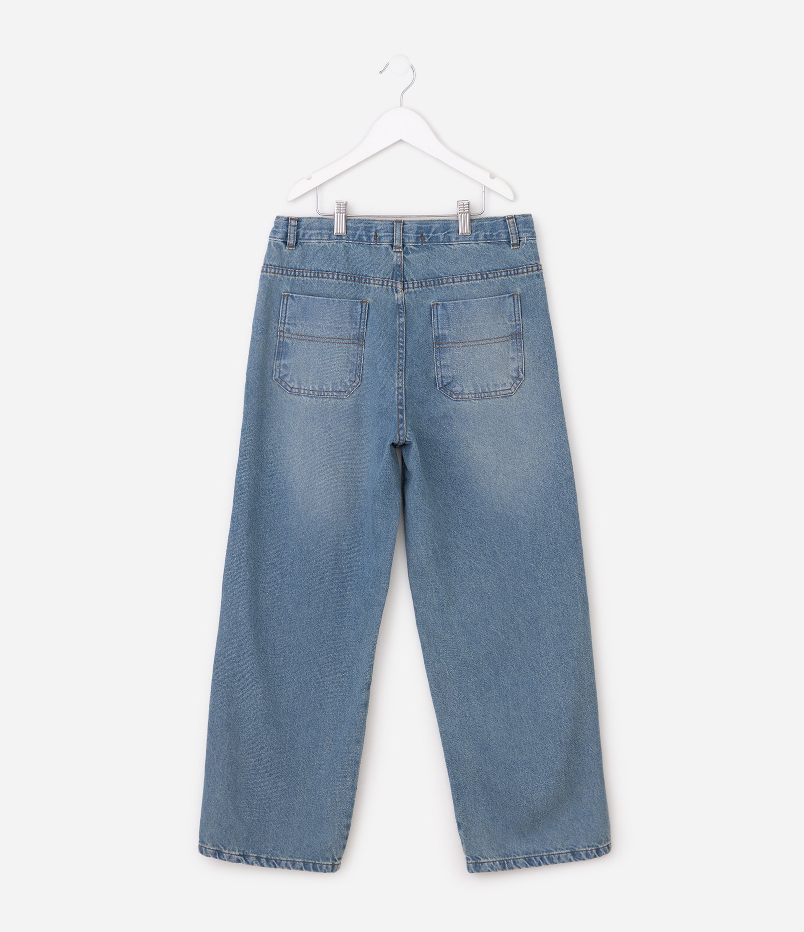 Calça Baggy Infantil em Jeans Azul 2
