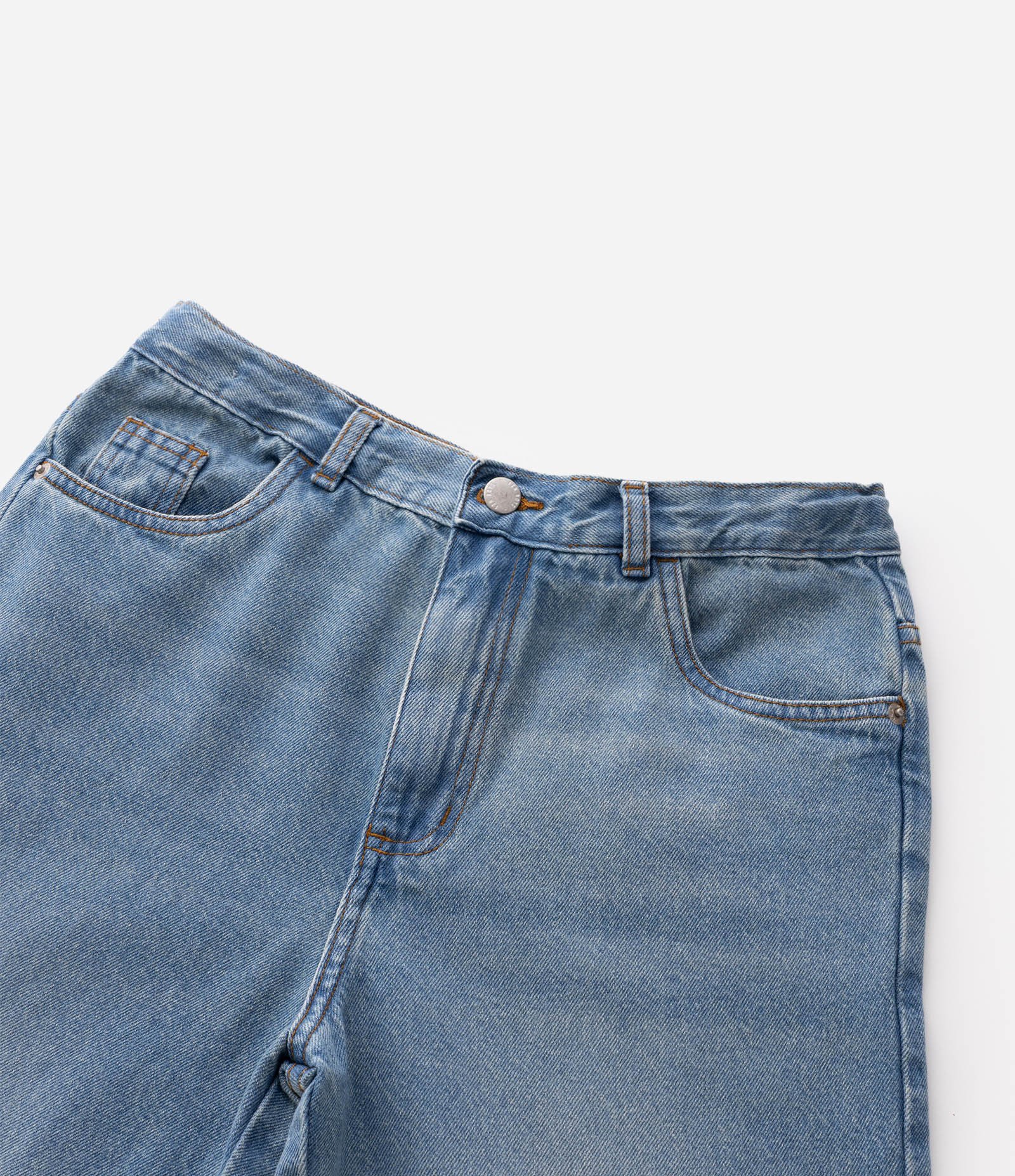 Calça Baggy Infantil em Jeans Azul 4