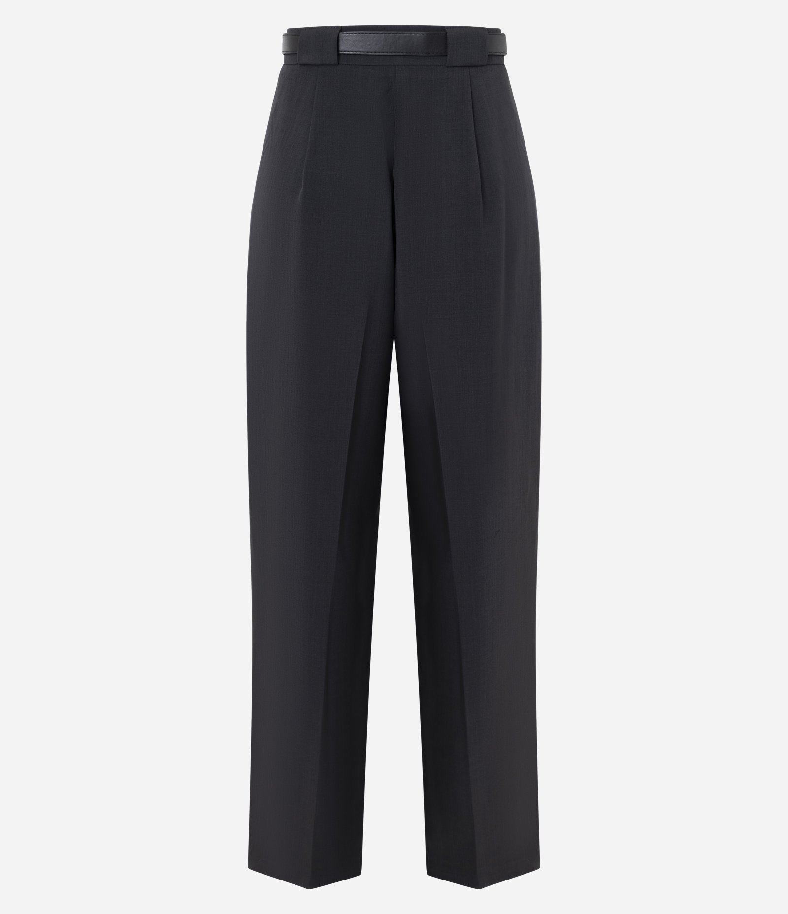 Calça Pantalona com Cinto e Alfaiatada Azul Escuro 7
