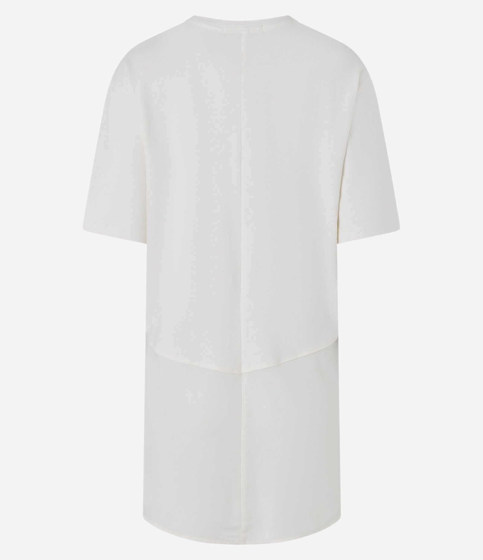 Camiseta em Algodão com Barra Mullet Branco 6