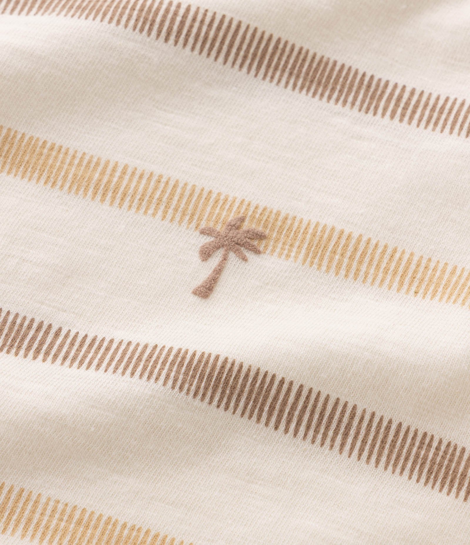 Camiseta Infantil em Algodão com Estampa Listrada – Tam 1 a 6 Anos Bege/Off White 5