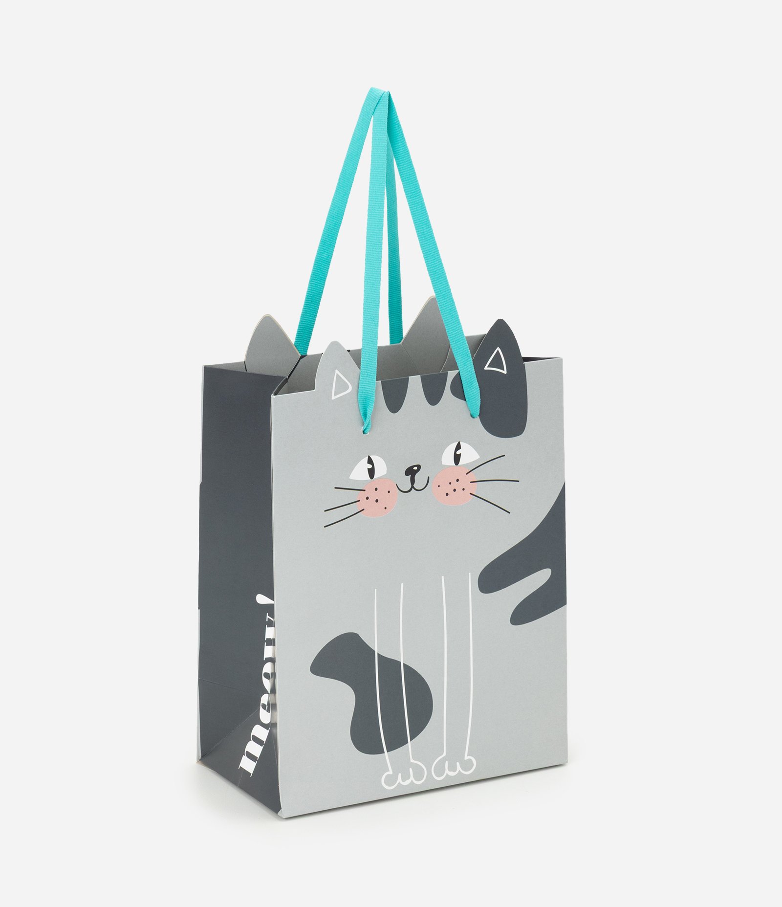 Embalagem de Presente Pequena com Orelhas de Gatinho em 3D Multicores 1