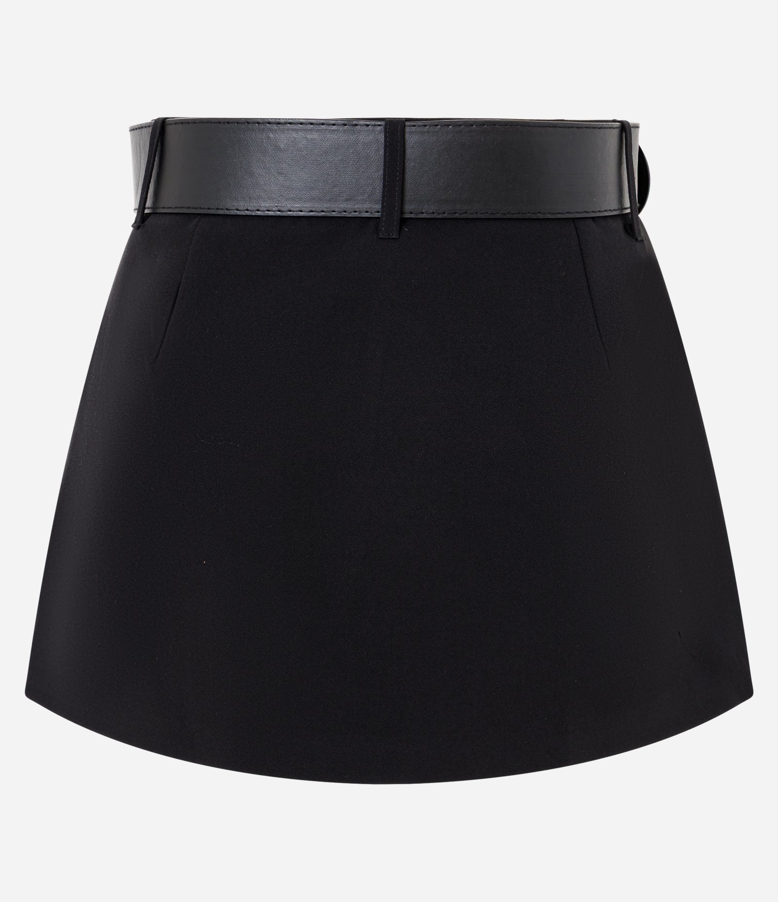 Short Saia Alfaiatado Preto 6