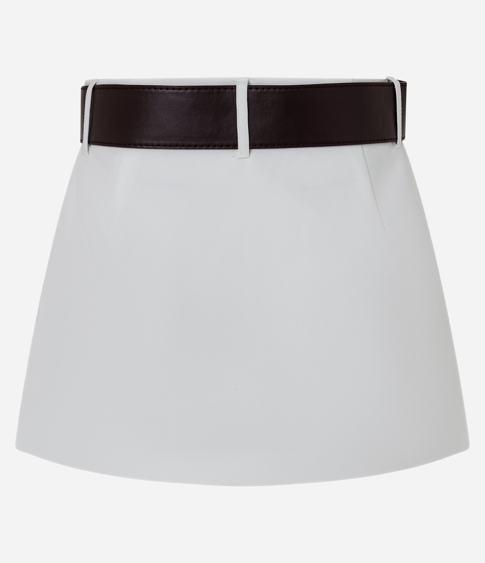 Short Saia Alfaiatado Branco 2