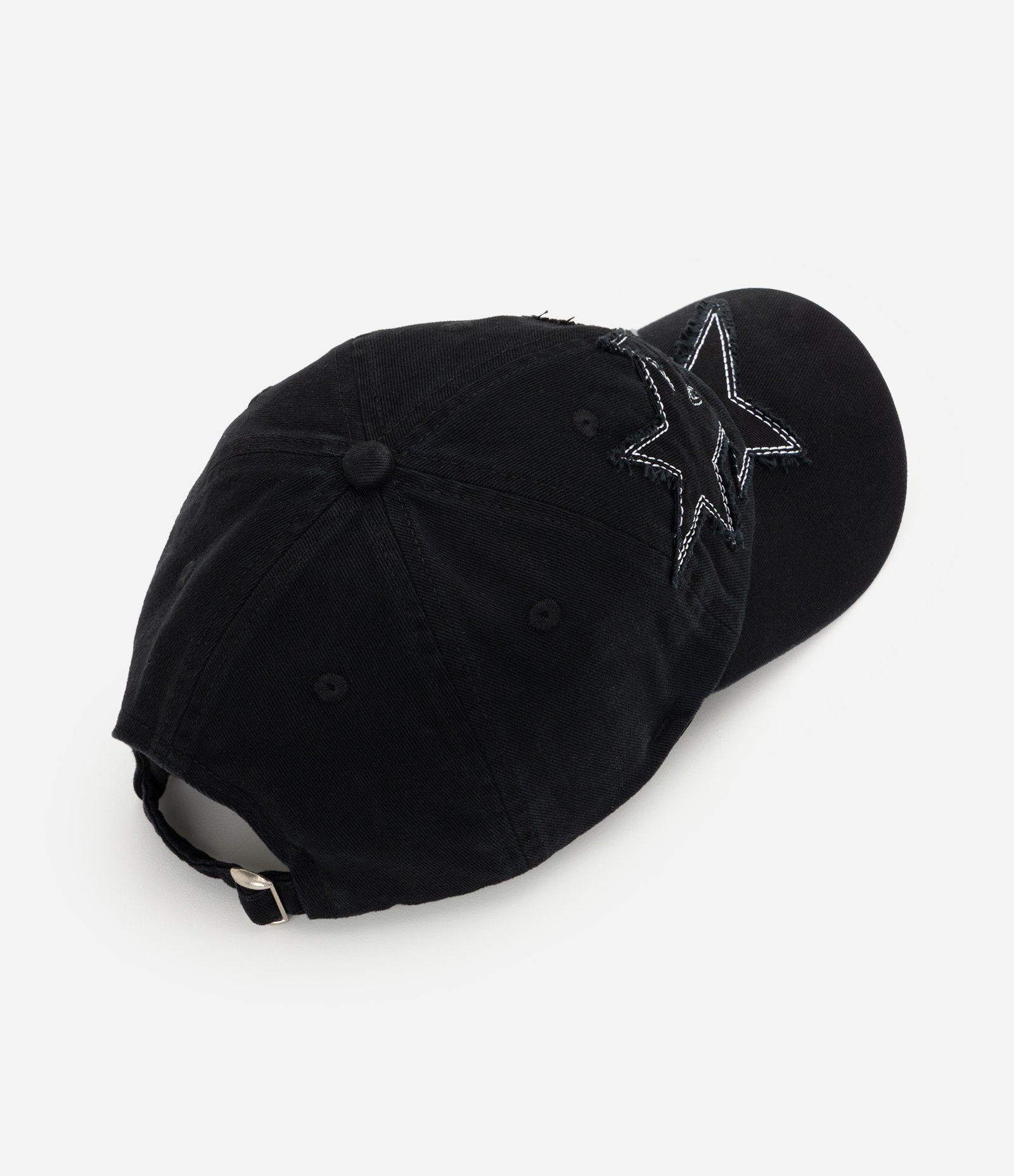 Boné Algodão Bordado de Estrelas Preto 3