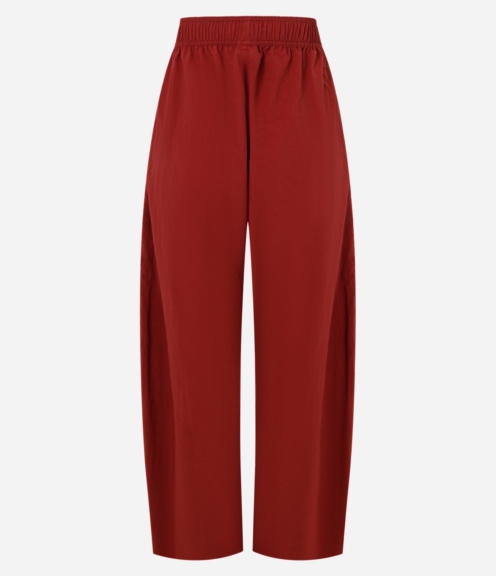 Calça Balloon Esportiva com Frisos em Contrastantes Vermelho 7