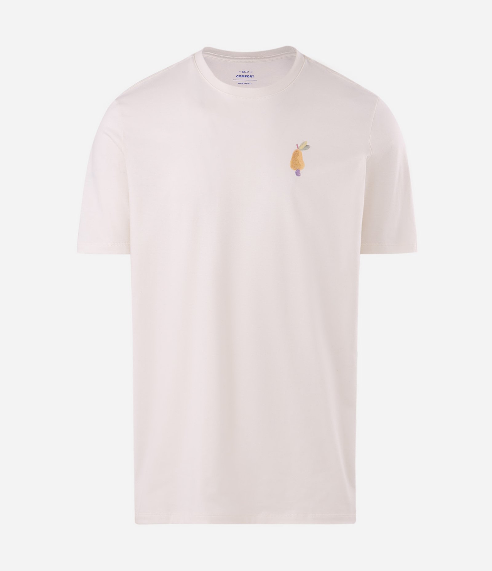 Camiseta Comfort em Algodão com Estampa Caju Brasil Branco 5