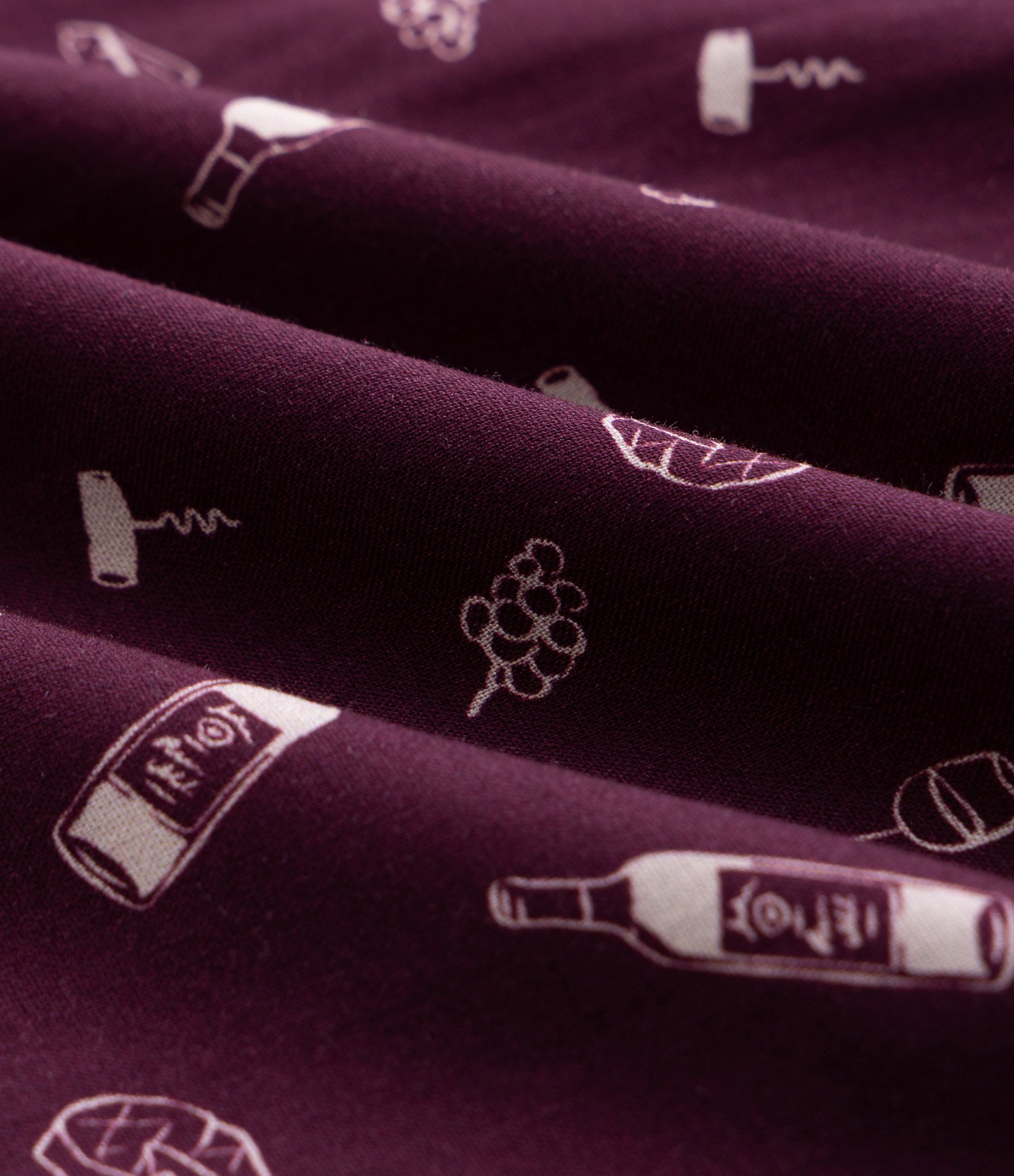 Cueca em Viscose com Estampa Divertida Vermelho 7