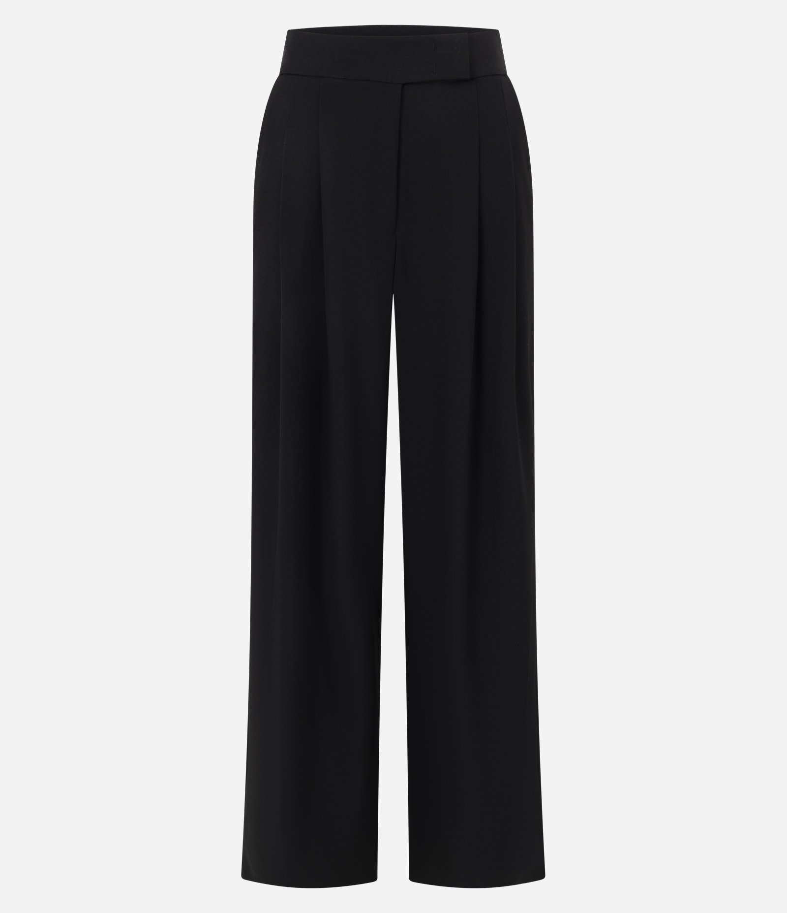 Calça Wide Leg Alfaiatada com Cós Estruturado Preto 6