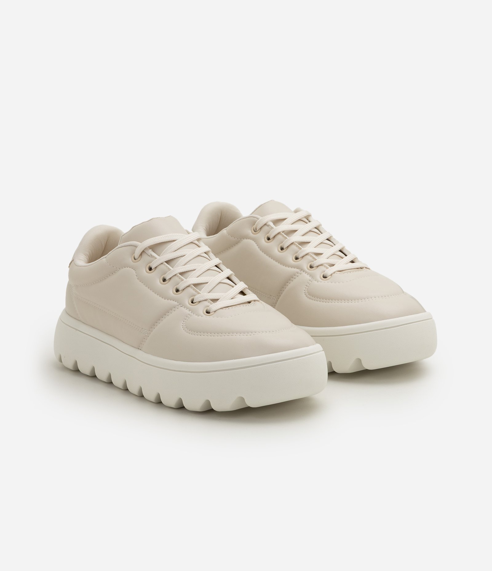 Tênis em PU Puffer com Sola Bold Tratorada Off White 2