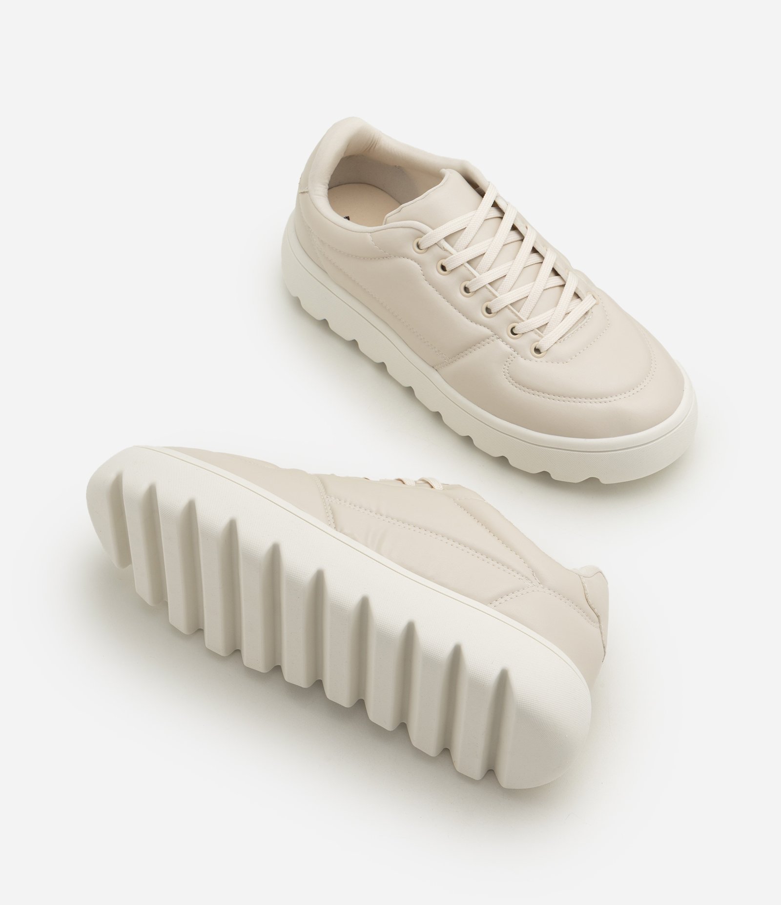 Tênis em PU Puffer com Sola Bold Tratorada Off White 3