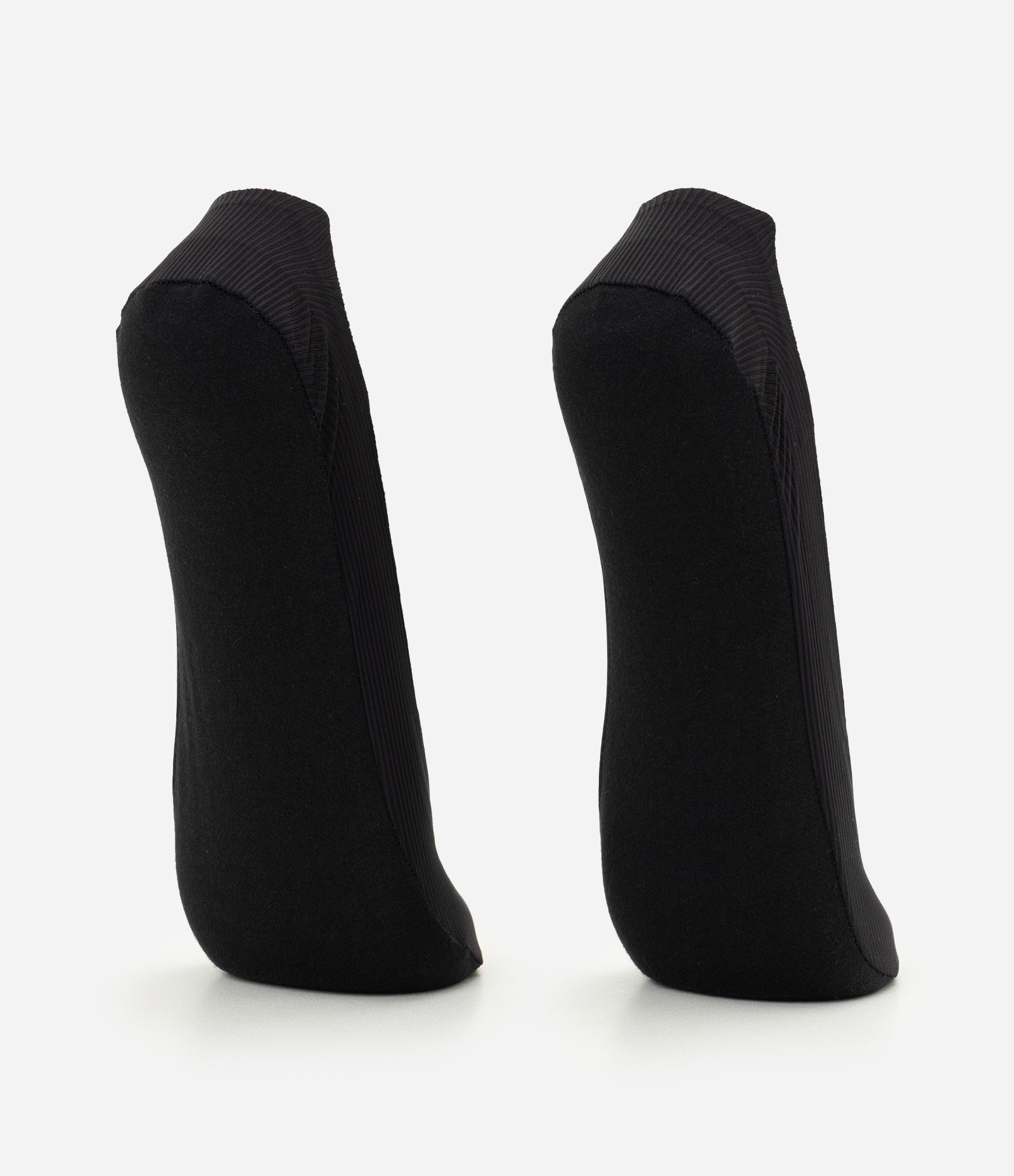 Kit 02 Meias Invisíveis em Poliamida com Silicone no Calcanhar Preto 3