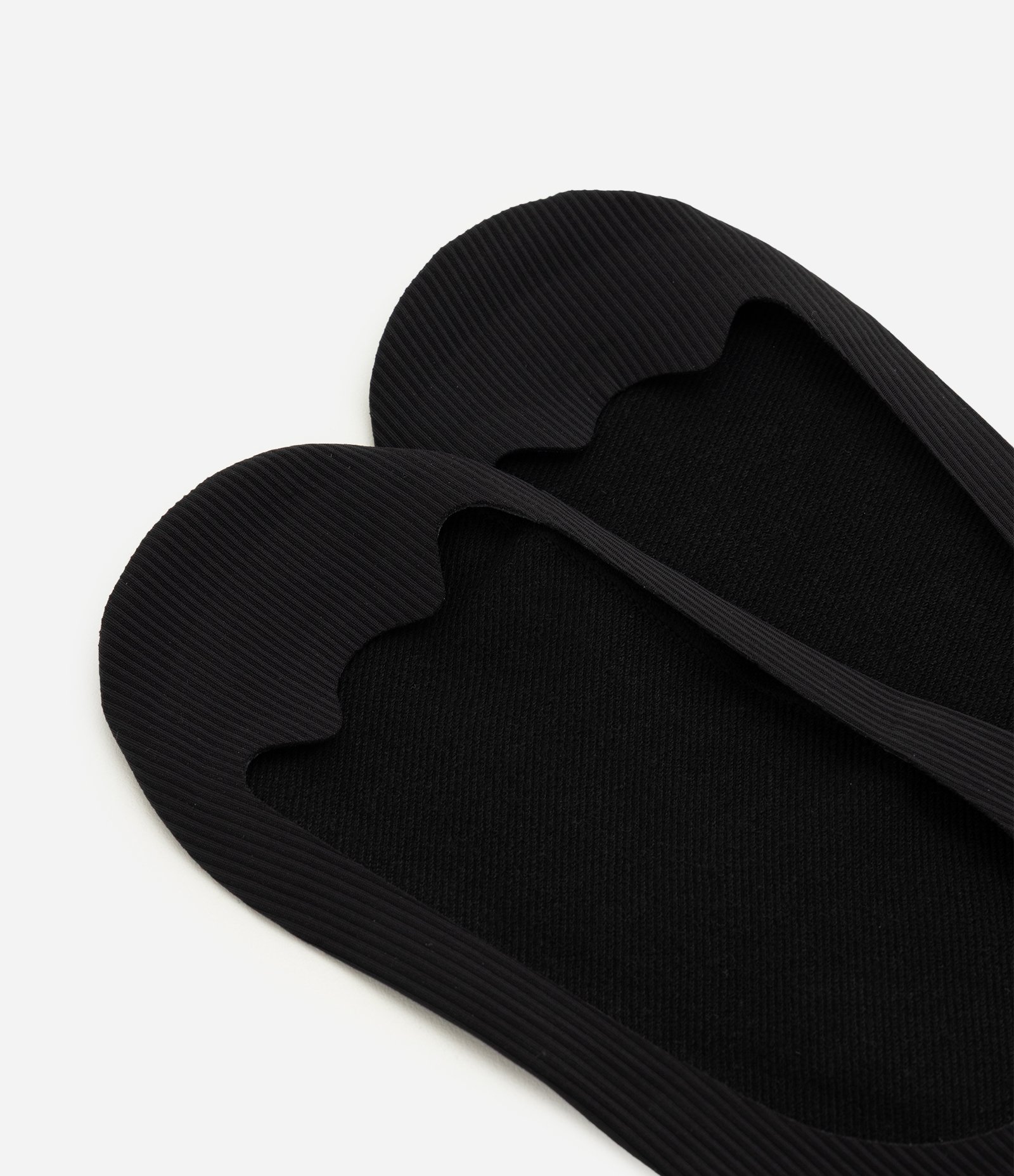 Kit 02 Meias Invisíveis em Poliamida com Silicone no Calcanhar Preto 4