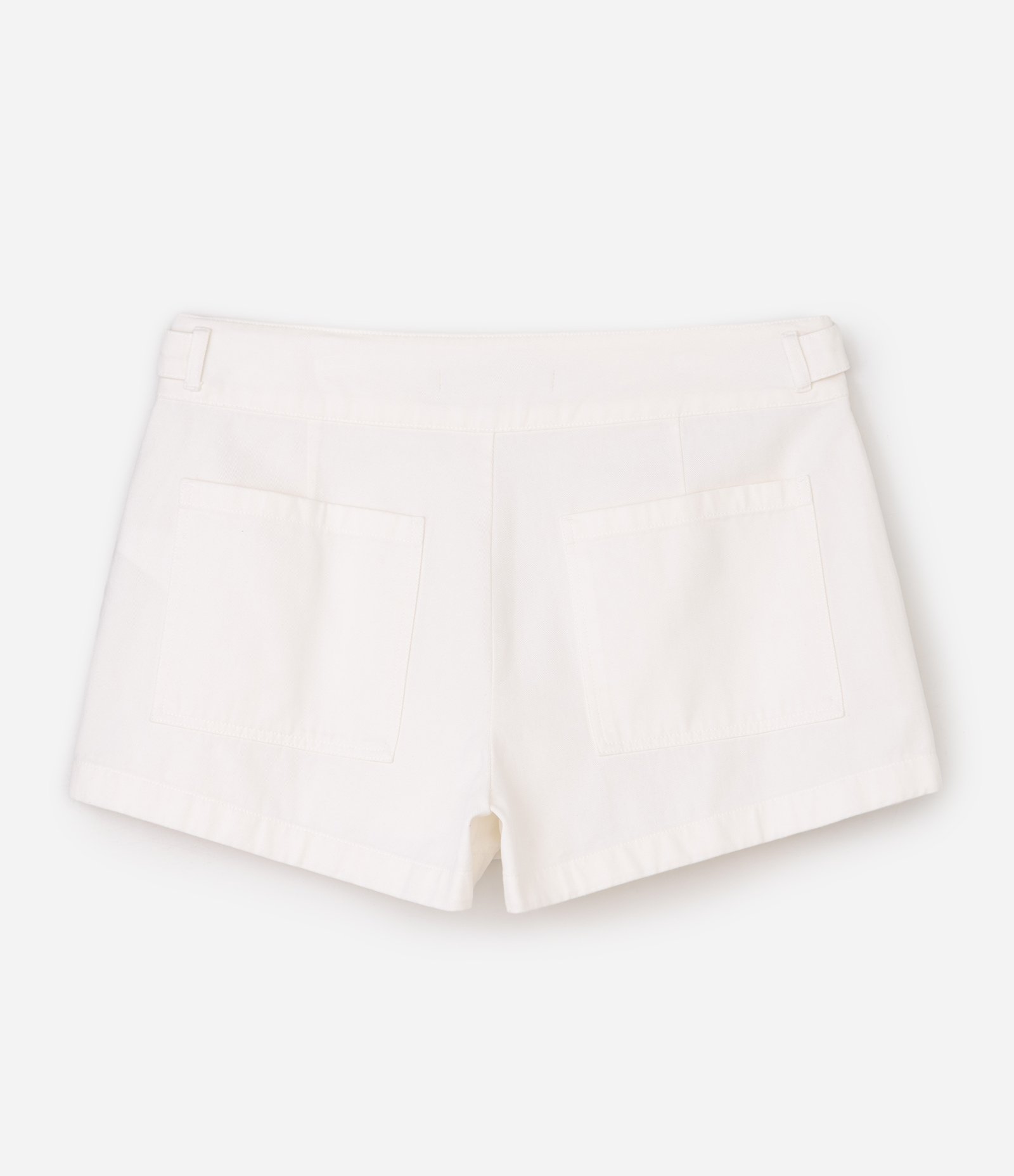 Short Saia Sarja com Bolsos Cargo Curve & Plus Size Bege 7