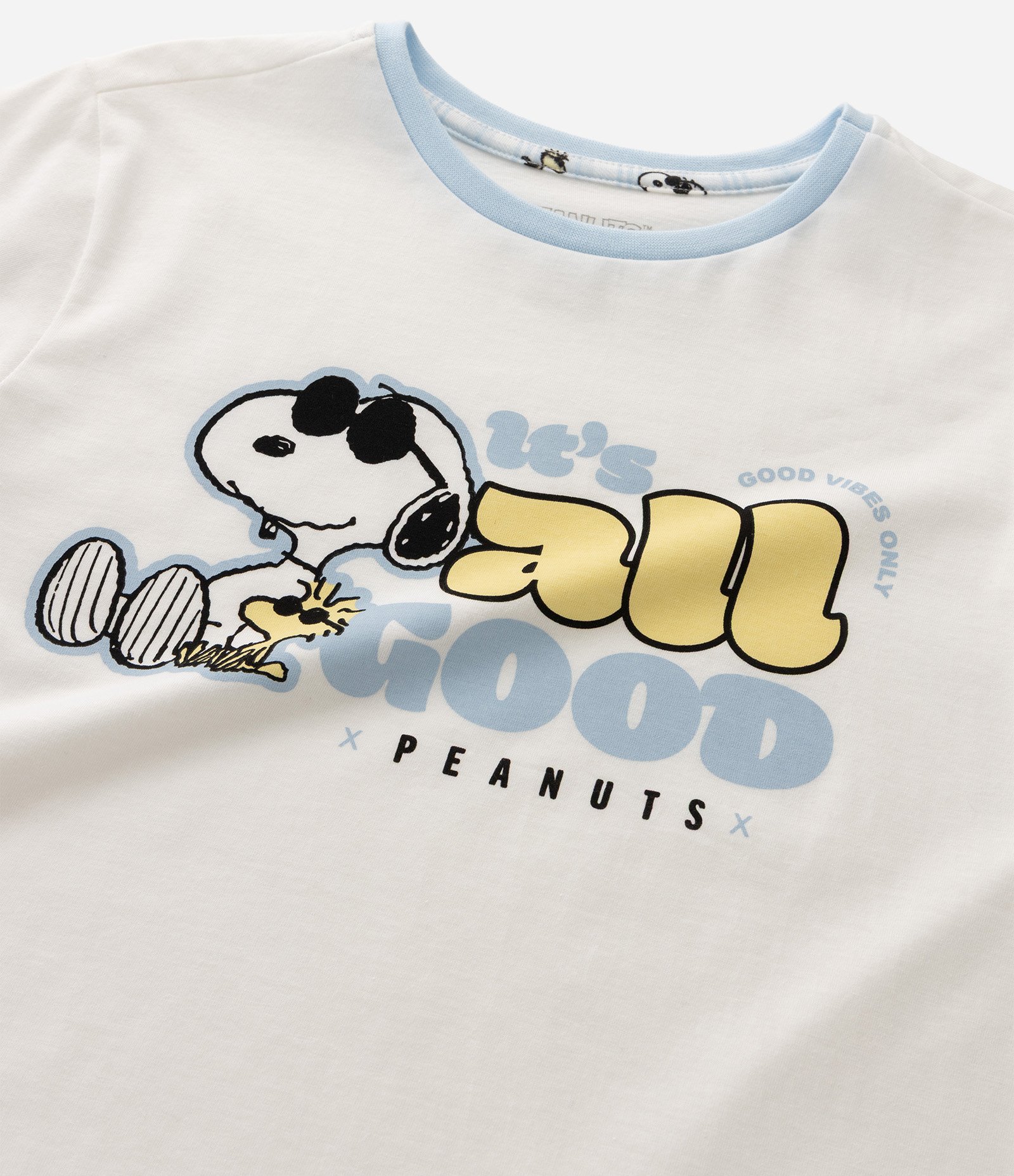 Pijama em Algodão do Snoopy - Tam 2 a 14 Anos Branco 4