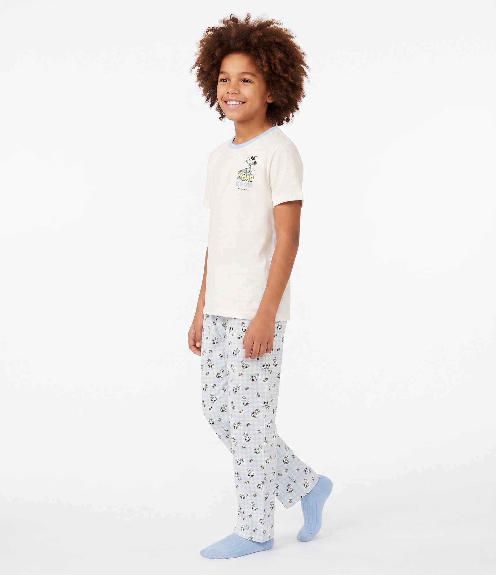 Pijama Algodão do Snoopy - Tam 2 a 14 Anos Branco 2