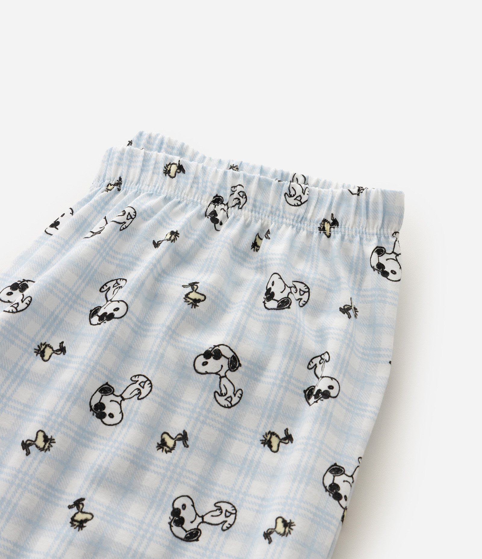 Pijama Algodão do Snoopy - Tam 2 a 14 Anos Branco 3