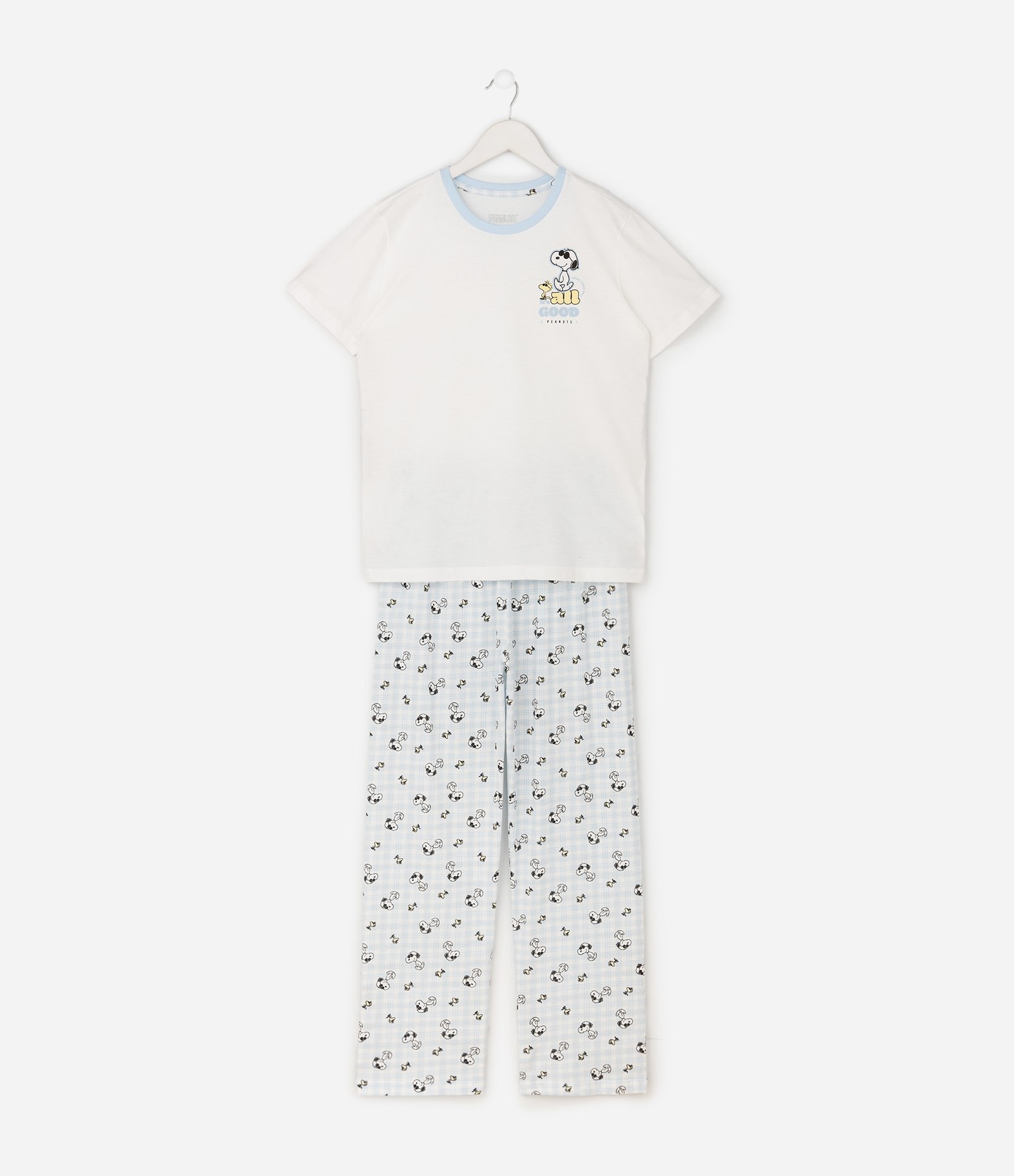 Pijama Algodão do Snoopy - Tam 2 a 14 Anos Branco 7