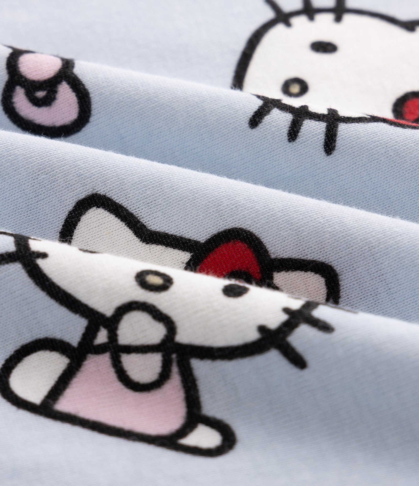 Camisola Infantil em Algodão com Estampa Hello Kitty - Tam 5 a 16 Anos Azul 4