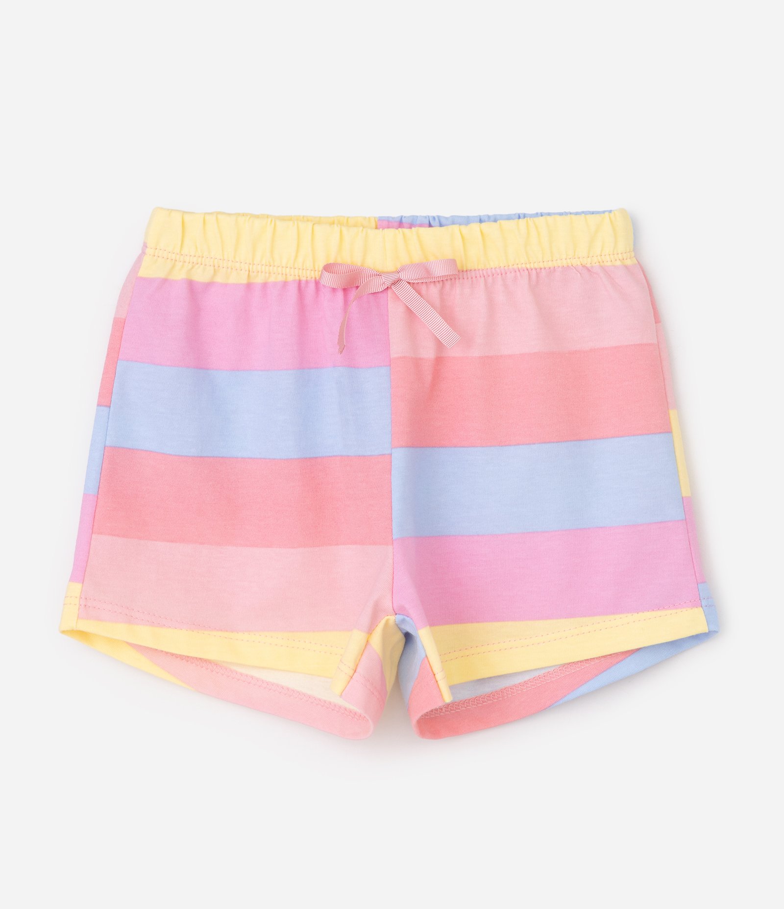 Pijama em Algodão da Hello Kitty com Short Listrado - Tam 2 a 10 Anos Rosa 4