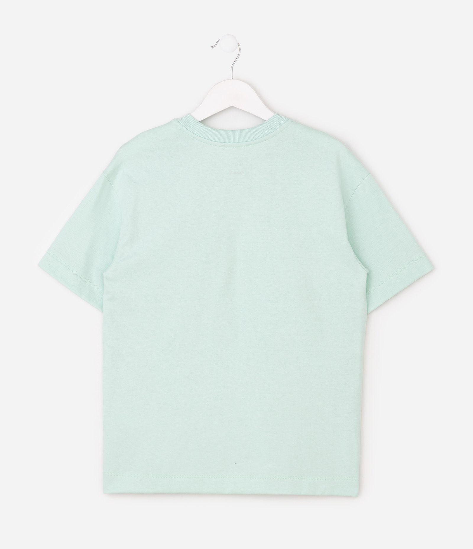Camiseta Infantil em Algodão com Recortes e Patch - Tam 5 a 14 Anos Verde 2