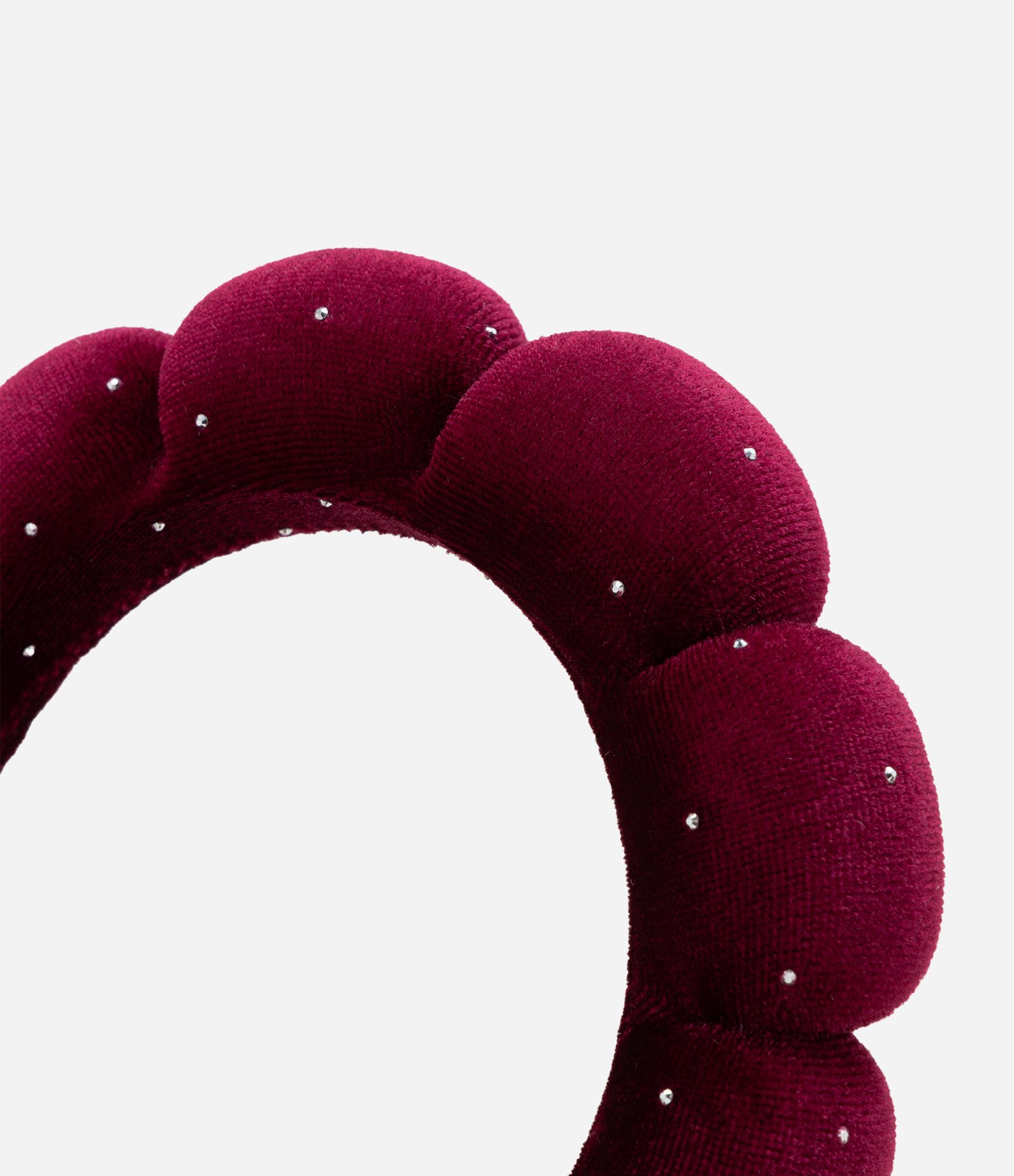Tiara Puff com Pérolas Cherry Alchemia U 2