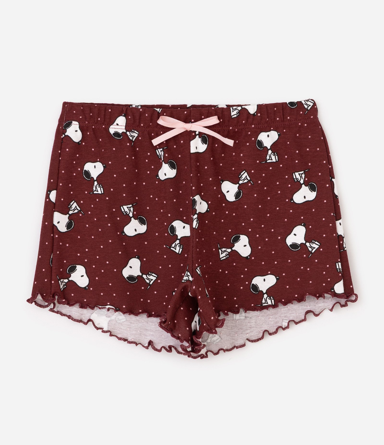 Pijama Infantil em Ribana Estampa Snoopy - Tam 5 a 14 Anos Rosa 3