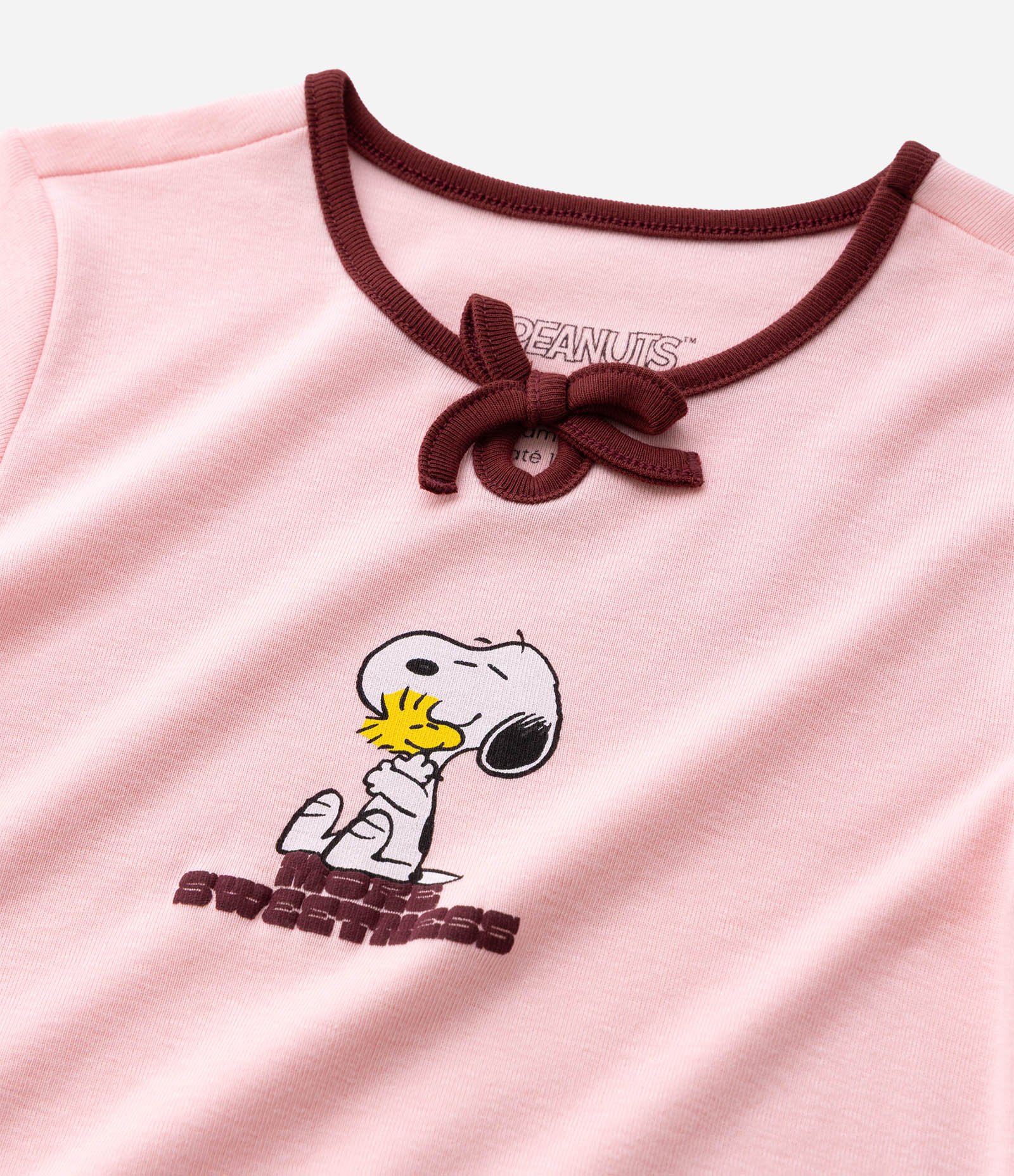 Pijama Infantil em Ribana Estampa Snoopy - Tam 5 a 14 Anos Rosa 4