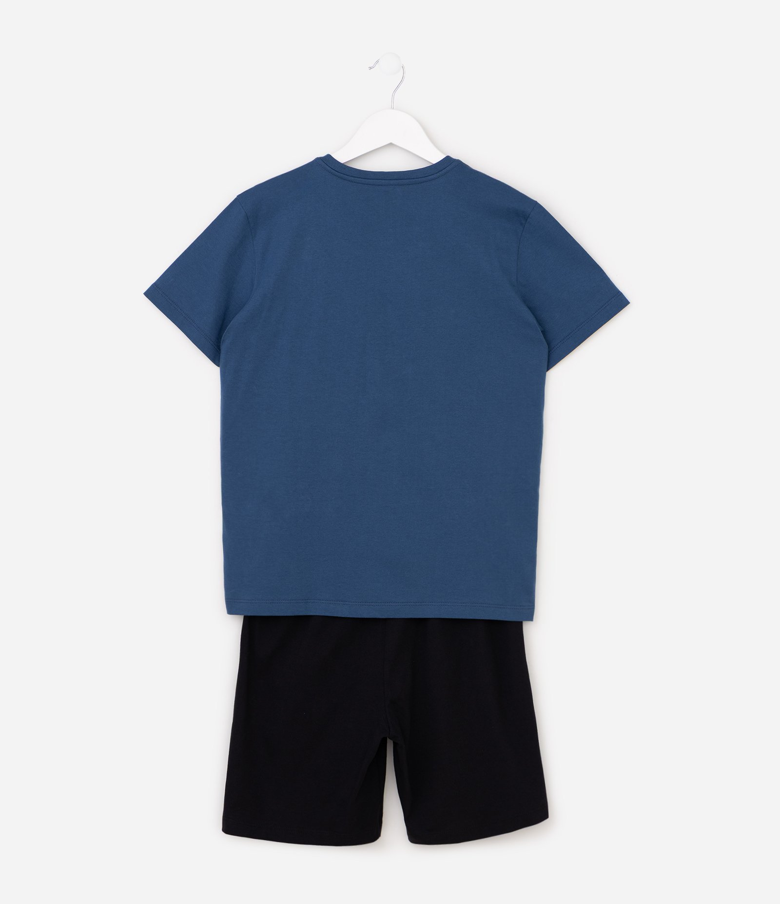 Pijama Infantil Em Algodão Sonic Estampa Personagem Tam 5 a 14 Anos Azul 2