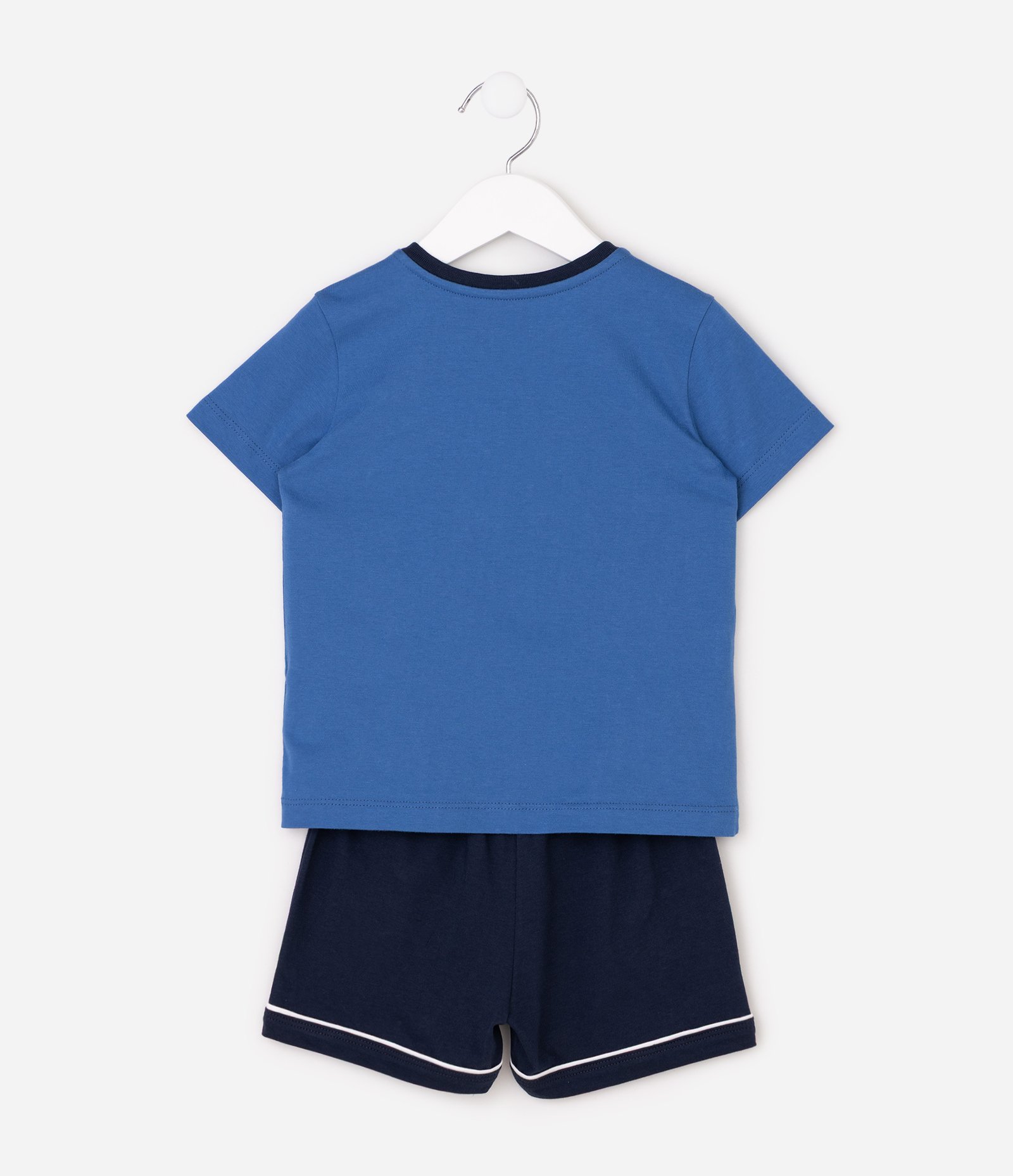Pijama Infantil Paw Patrol Chase Blusa e Short - Tam 2 a 6 Anos Azul 2