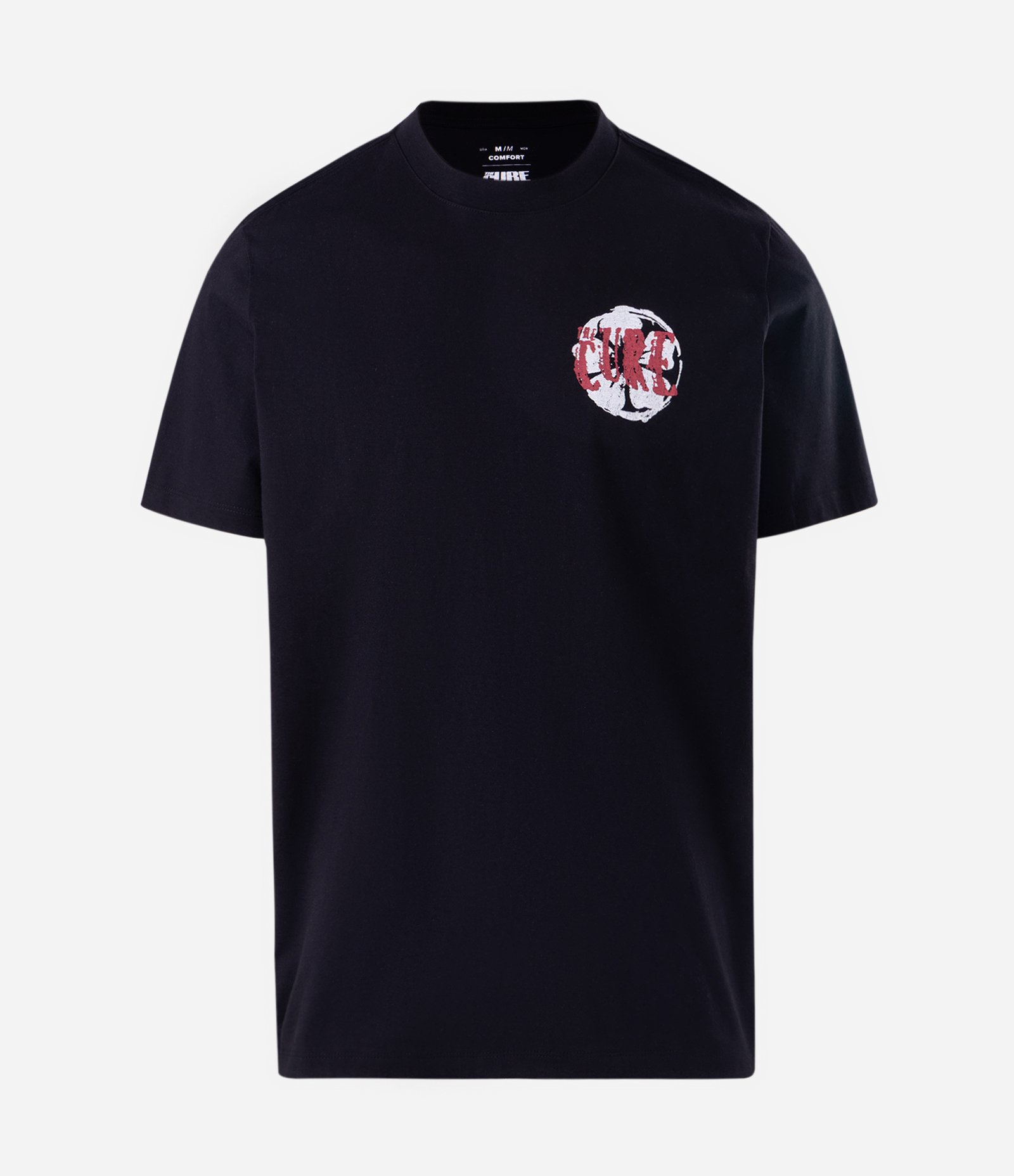 Camiseta Comfort em Algodão com Estampa The Cure Preto 5