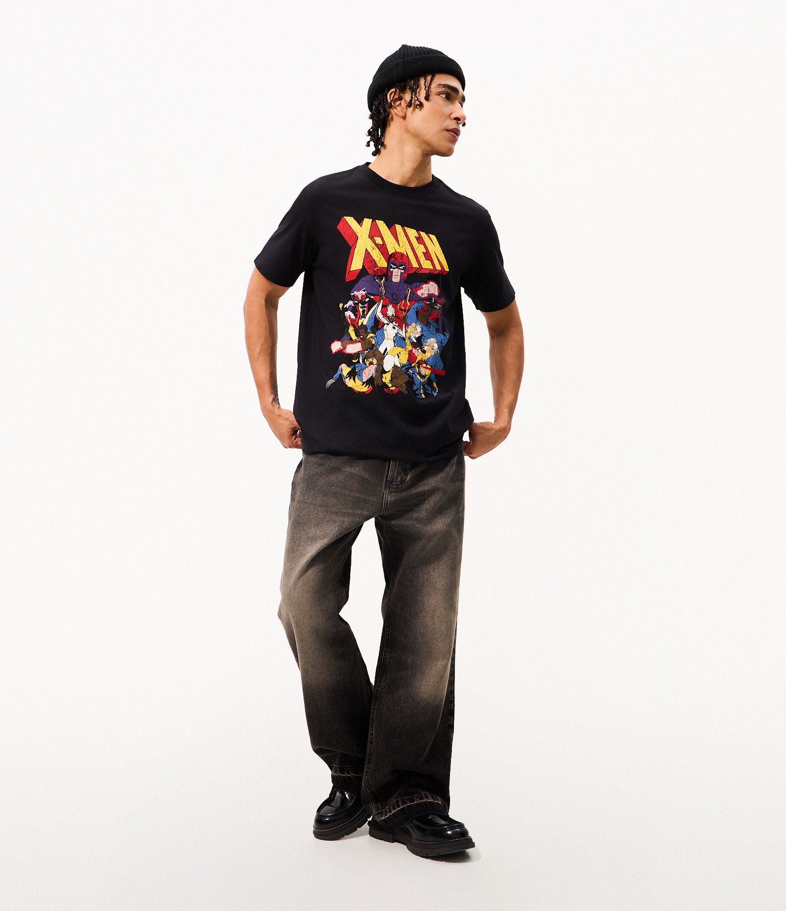 Camiseta Comfort em Algodão com Estampa X Men 97 Preto 2