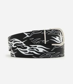 Cinto PU com Estampa Tribal