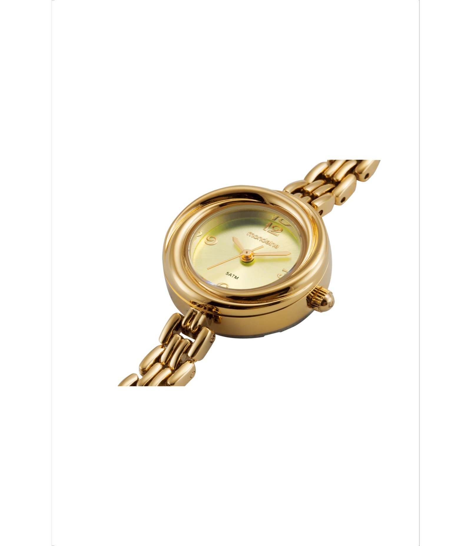 Relógio Analógico Mondaine em Metal 99857LPMVDM1 Dourado 3