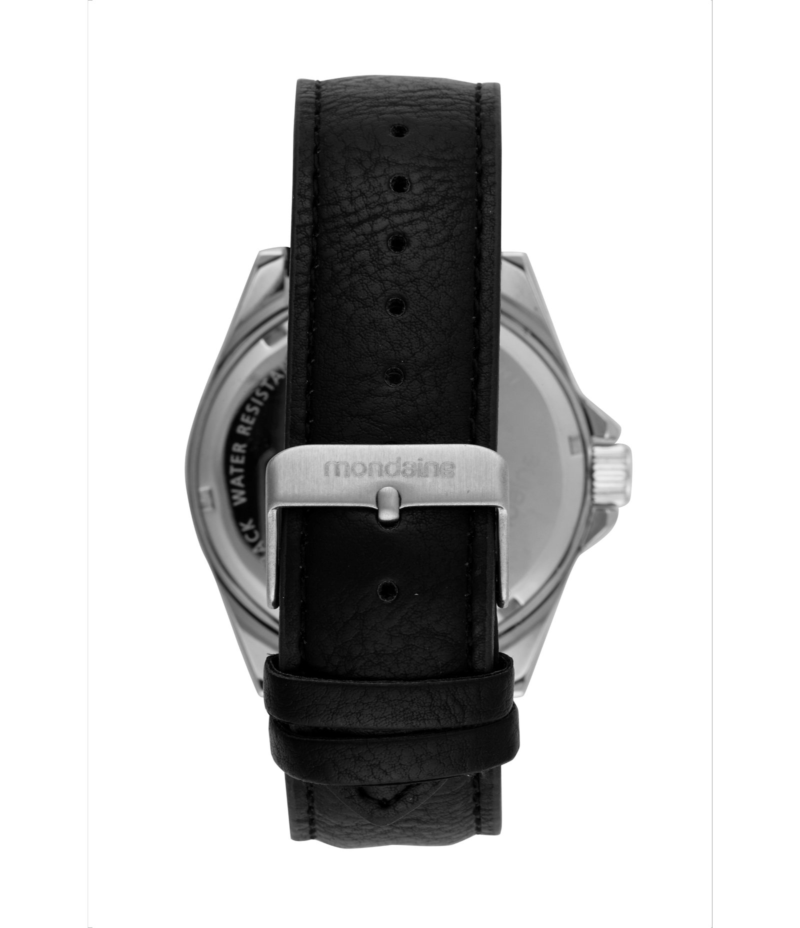 Relógio Analógico Mondaine em Couro Sintético 99740G0MVNH1 Preto 3