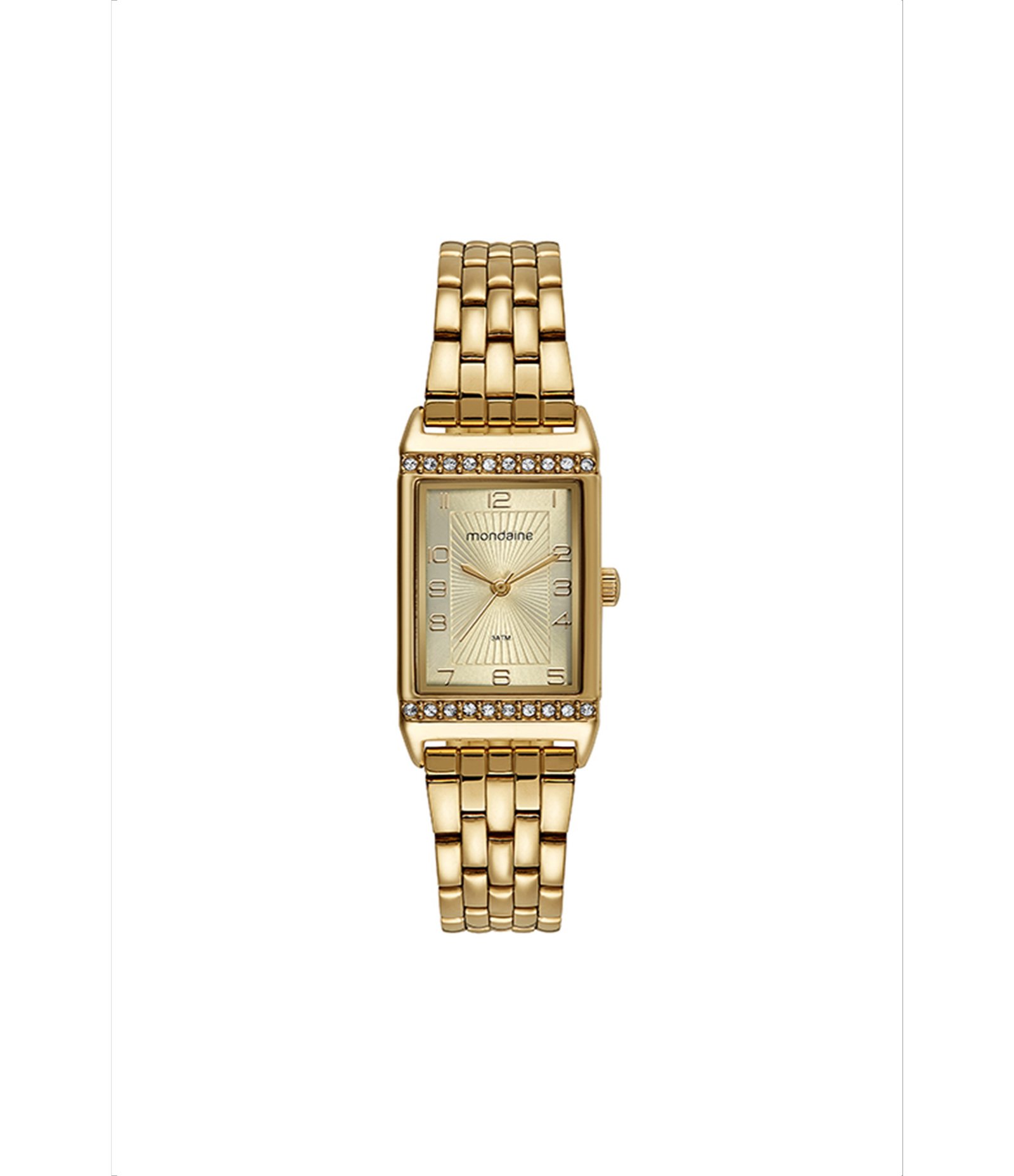 Relógio Analógico Mondaine em Aço 32495LPMVDE1 Dourado 1