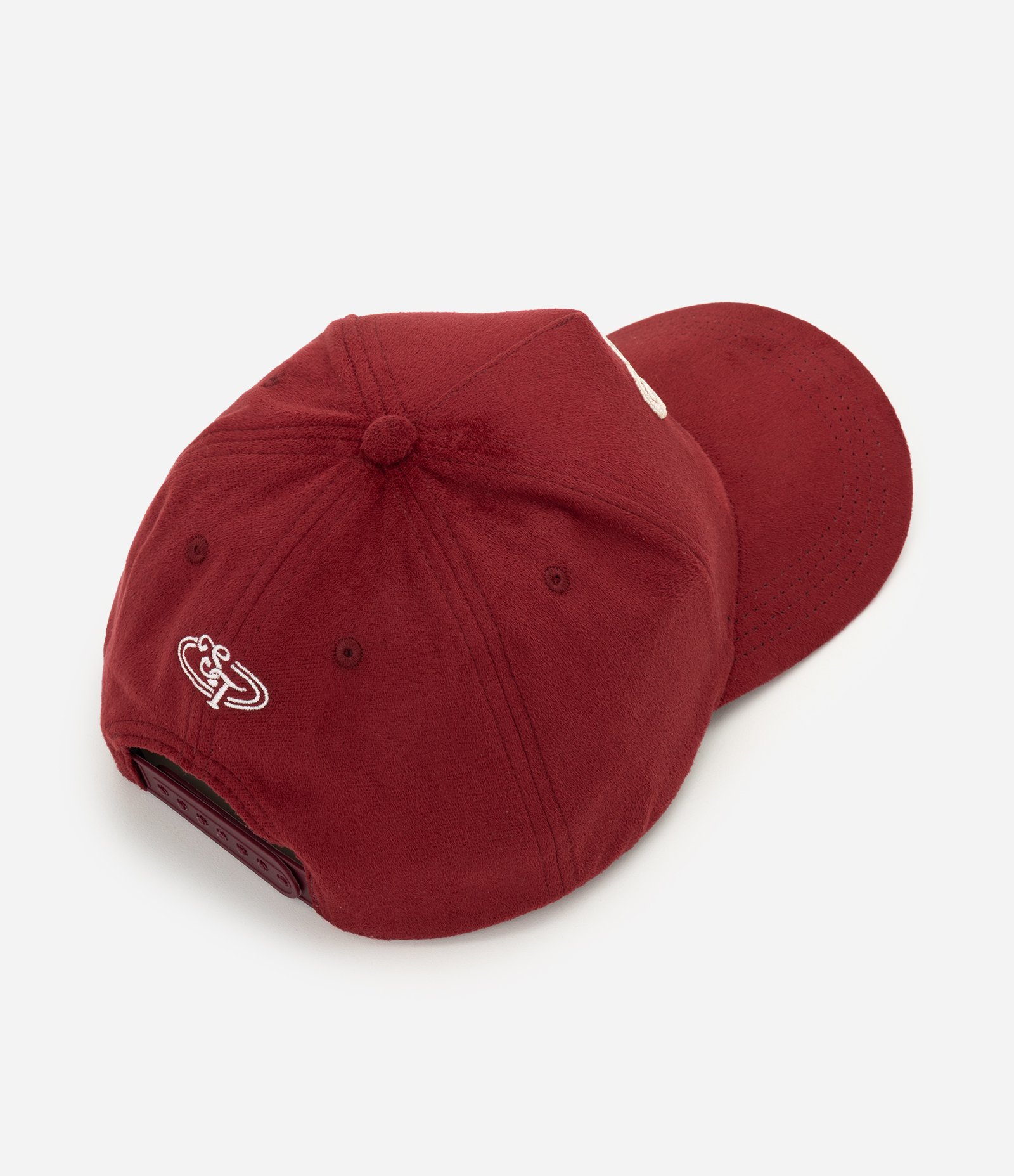 Boné Texturizado com Lettering Bordado Vermelho 3