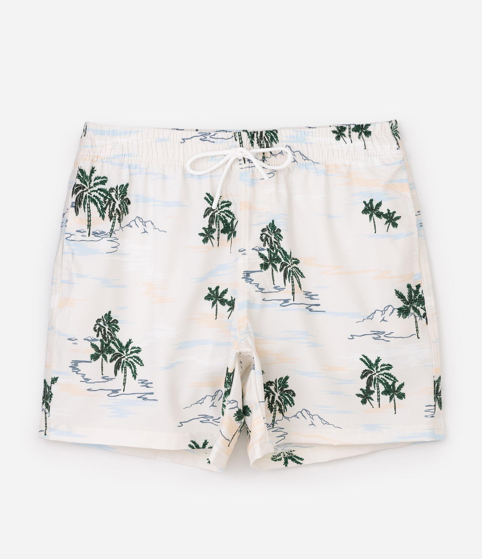 Bermuda com Estampa Ilhas Branco 5