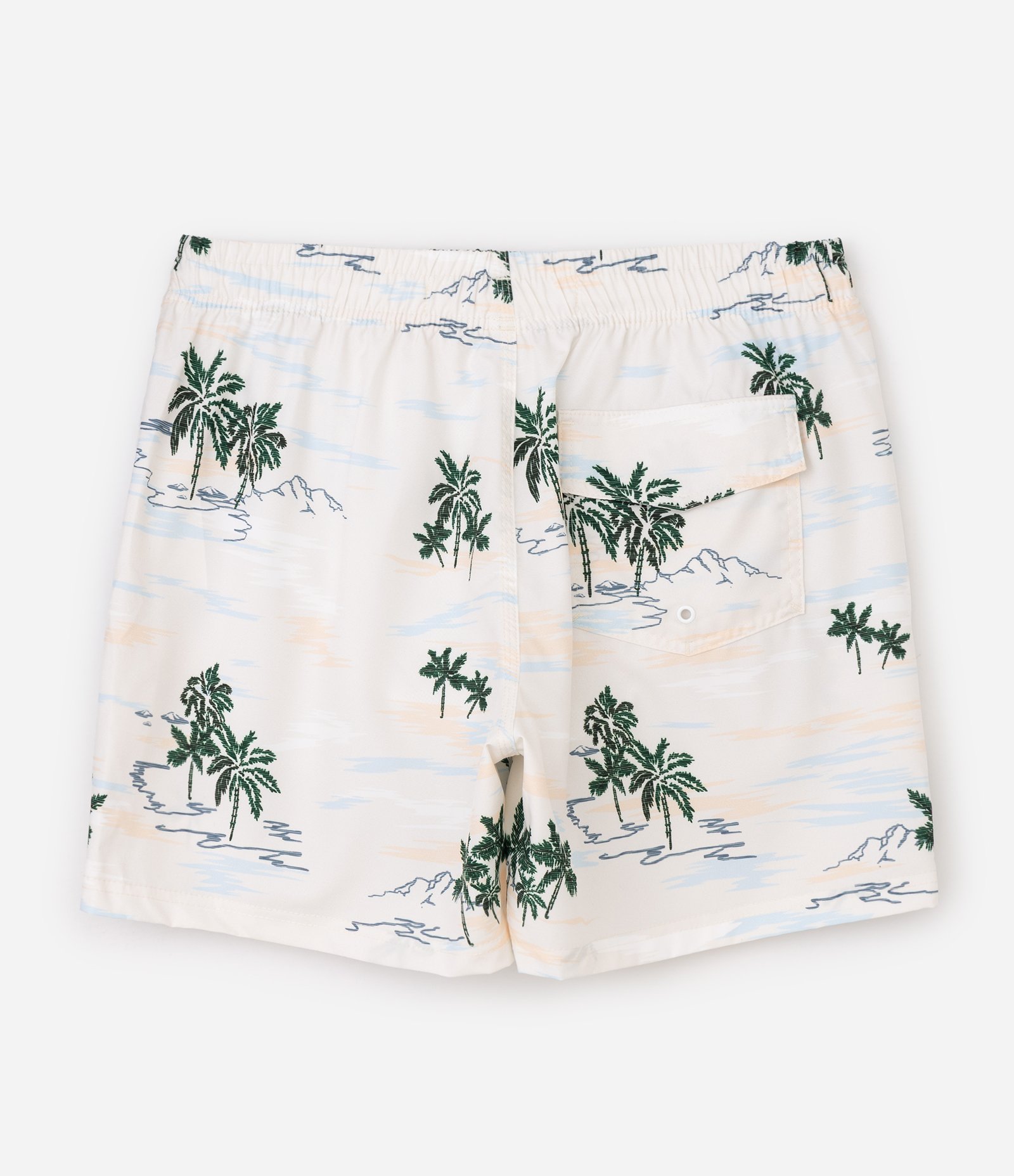 Bermuda com Estampa Ilhas Branco 6