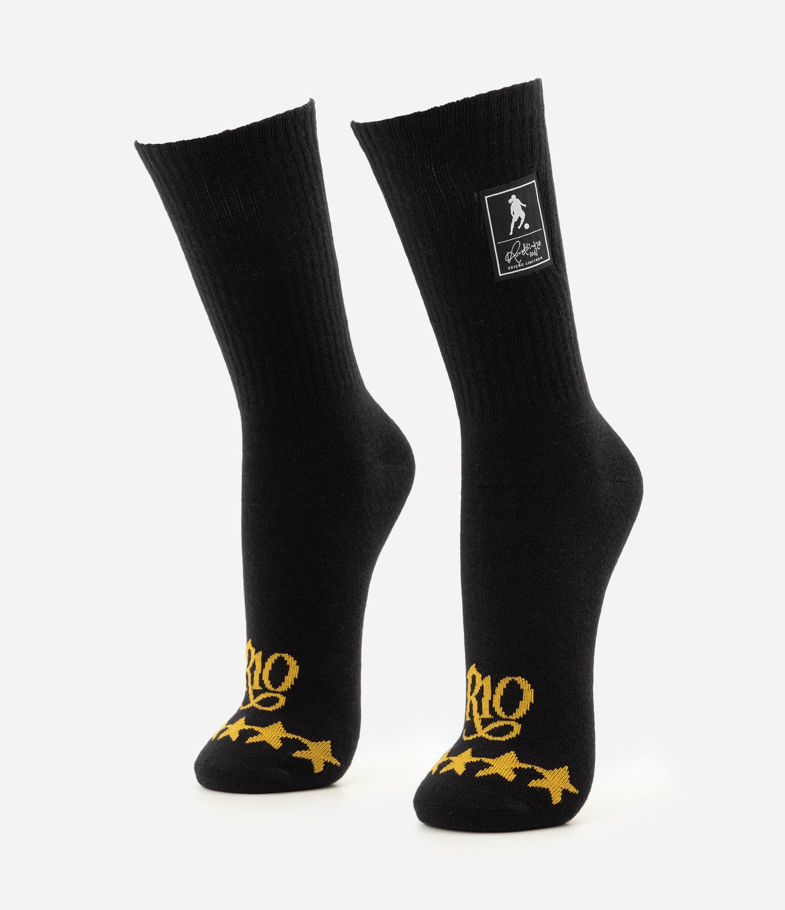 Meia Cano Longo R10 Preto 1