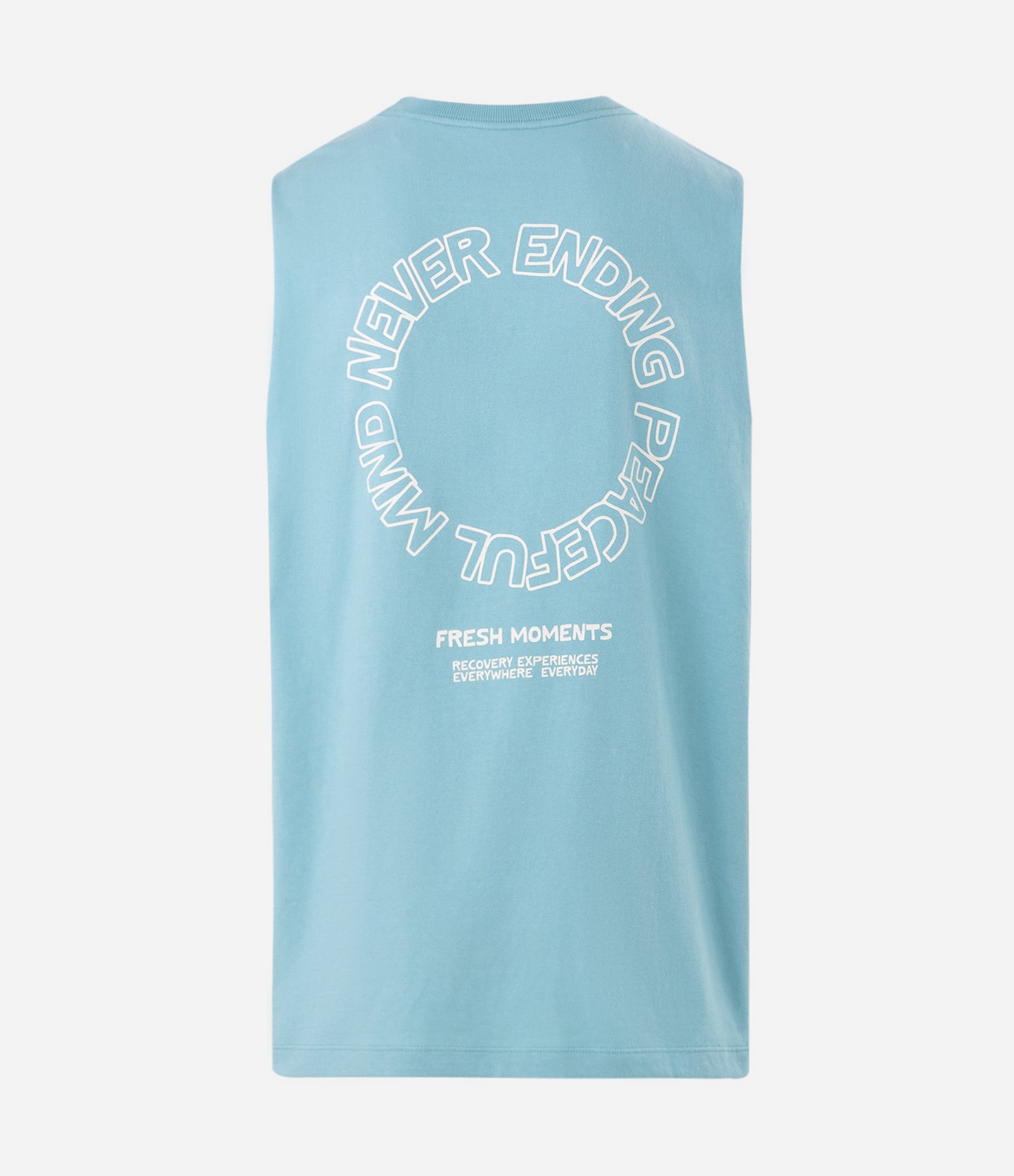 Regata Comfort em Algodao com Lettering Azul 2