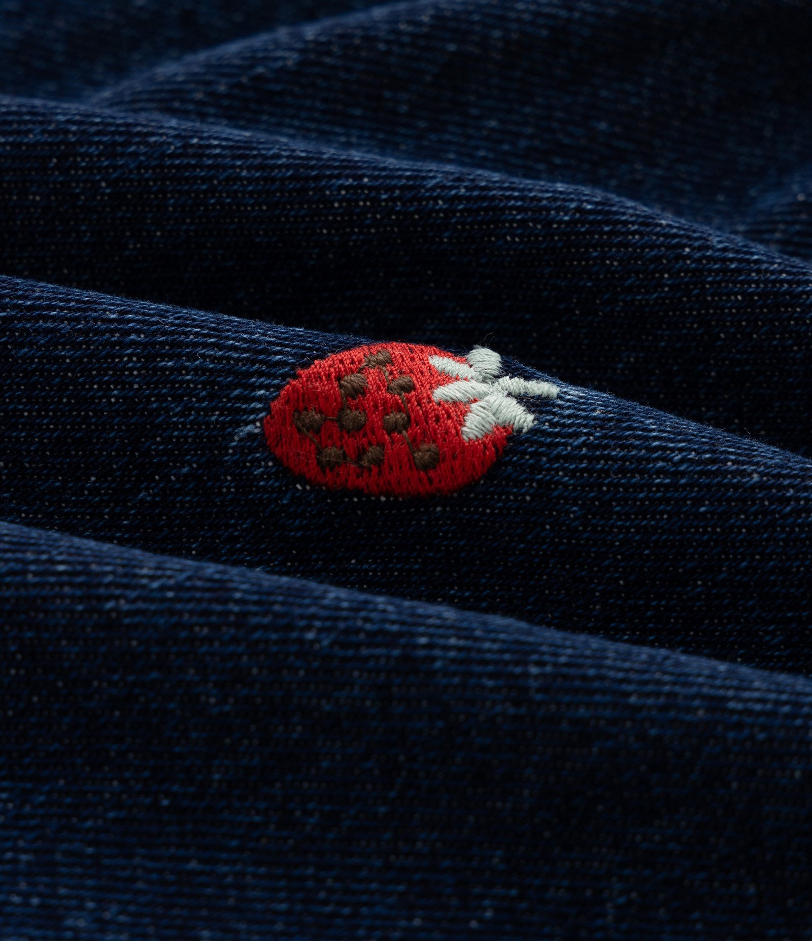 Vestido Jeans Infantil com Bordado e Botões - Tam 1 a 6 Anos Azul 4