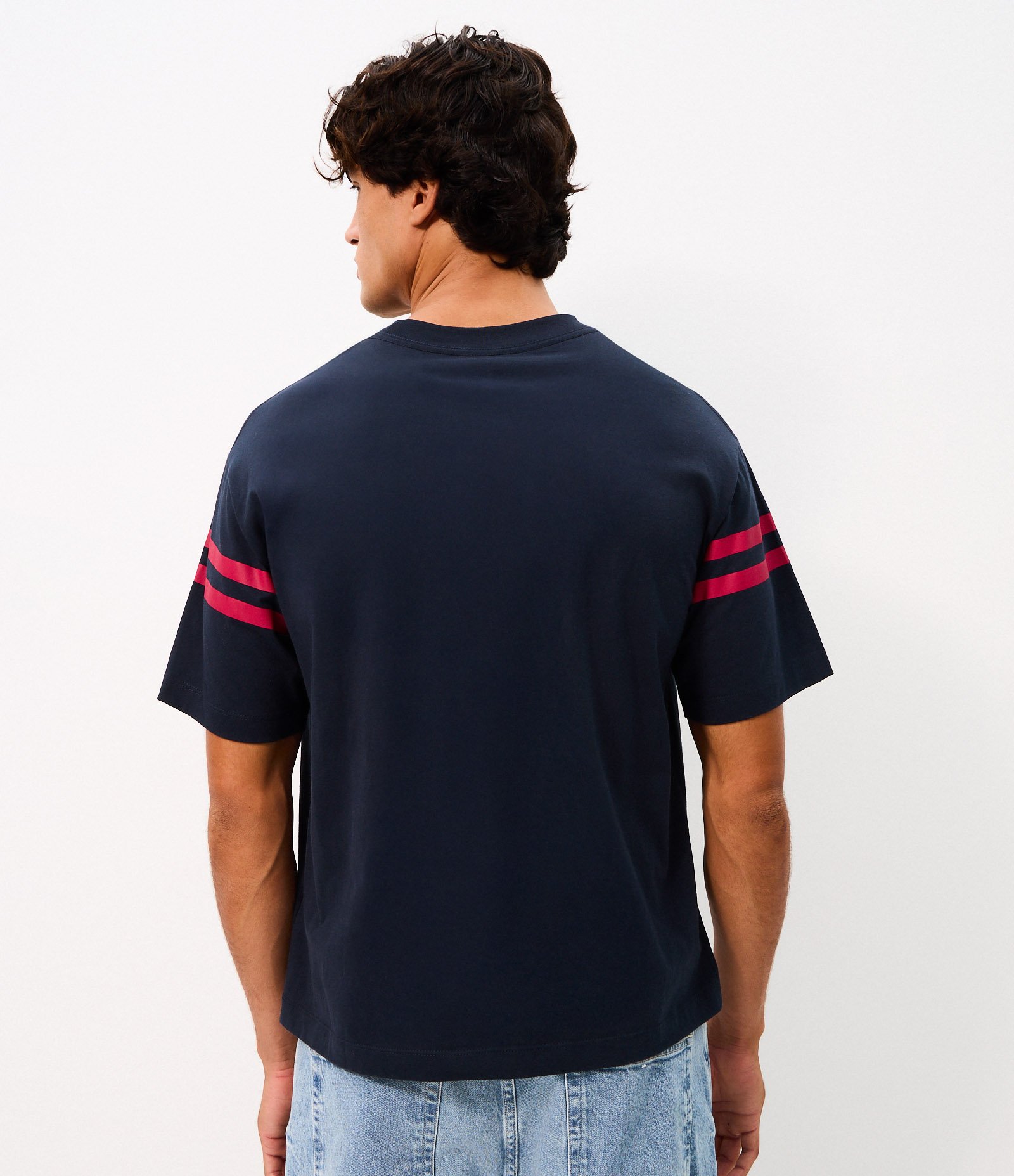 Camiseta Boxy em Algodão com Estampa Barça 1899 Azul 3