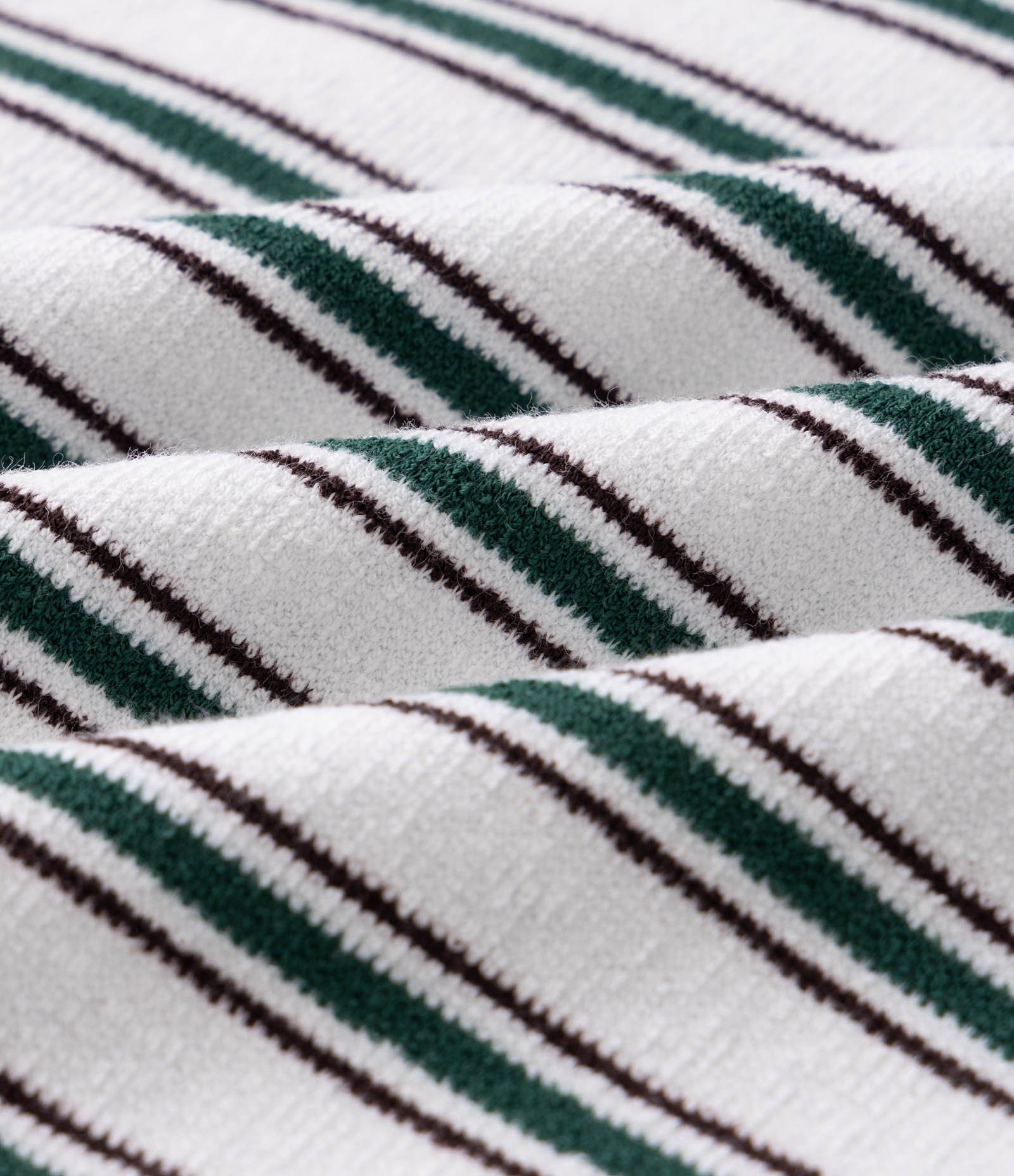 Camiseta Infantil em Algodão com Estampa Listrada -Tam 1 a 6 Anos Branco/Verde 4