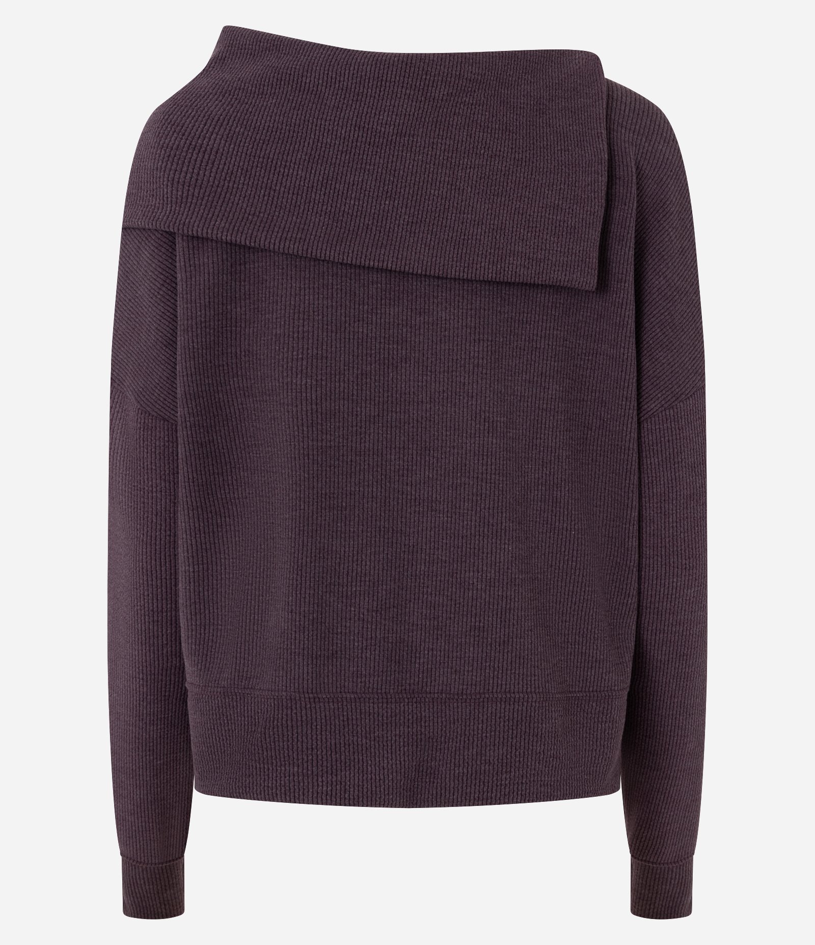 Blusa em Anarruga com Gola Boba Roxo 3