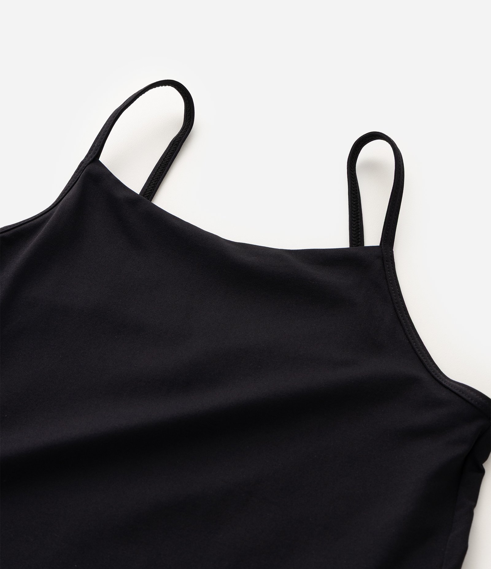 Blusa Slim em Poliamida com Alça Fina - Tam 5 a 16 Anos Preto 5
