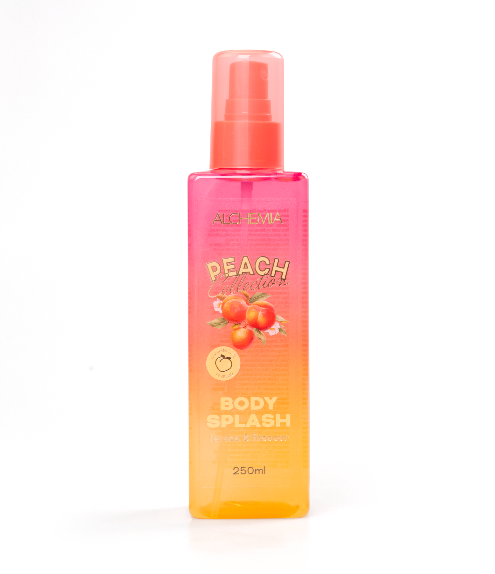 Body Splash Peach Collection Leveza e Frescor Alchemia 250ml 1